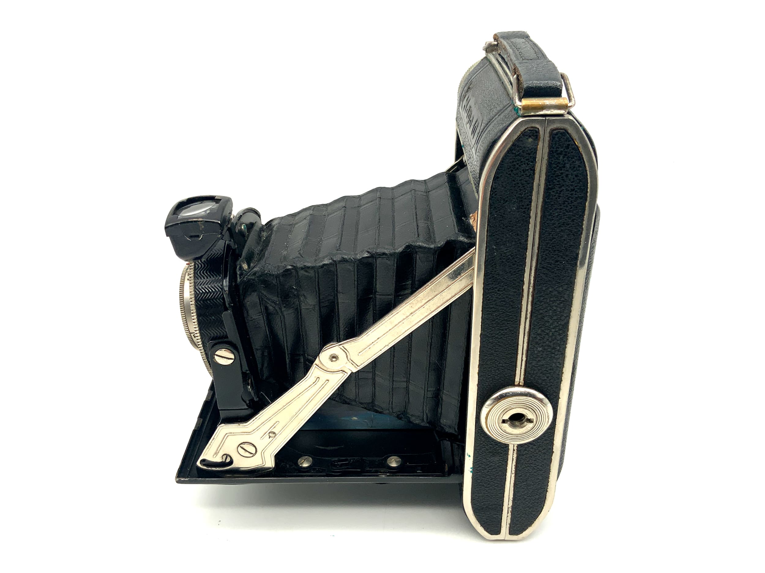 Hapo 10 folding camera with Steinheil Cassar 1:3.8 10.5cm analog camera