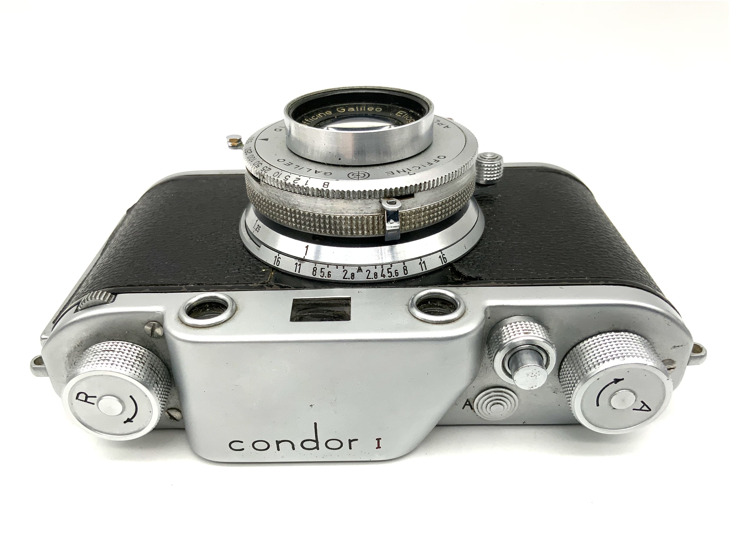 Officine Galileo Condor I rangefinder camera with Eliog 50mm 1:2.8 Aplon Rapid lens