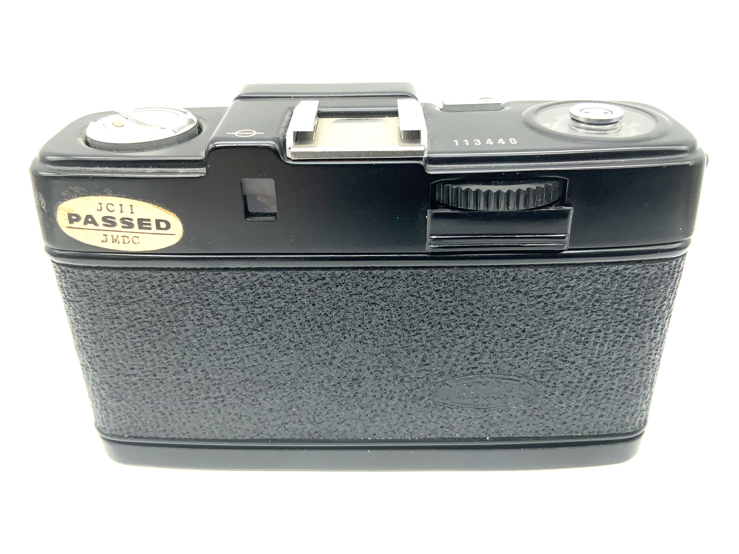 Olympus PEN W rangefinder camera with E.Zuiko-W 25mm 1:2.8 half-frame camera