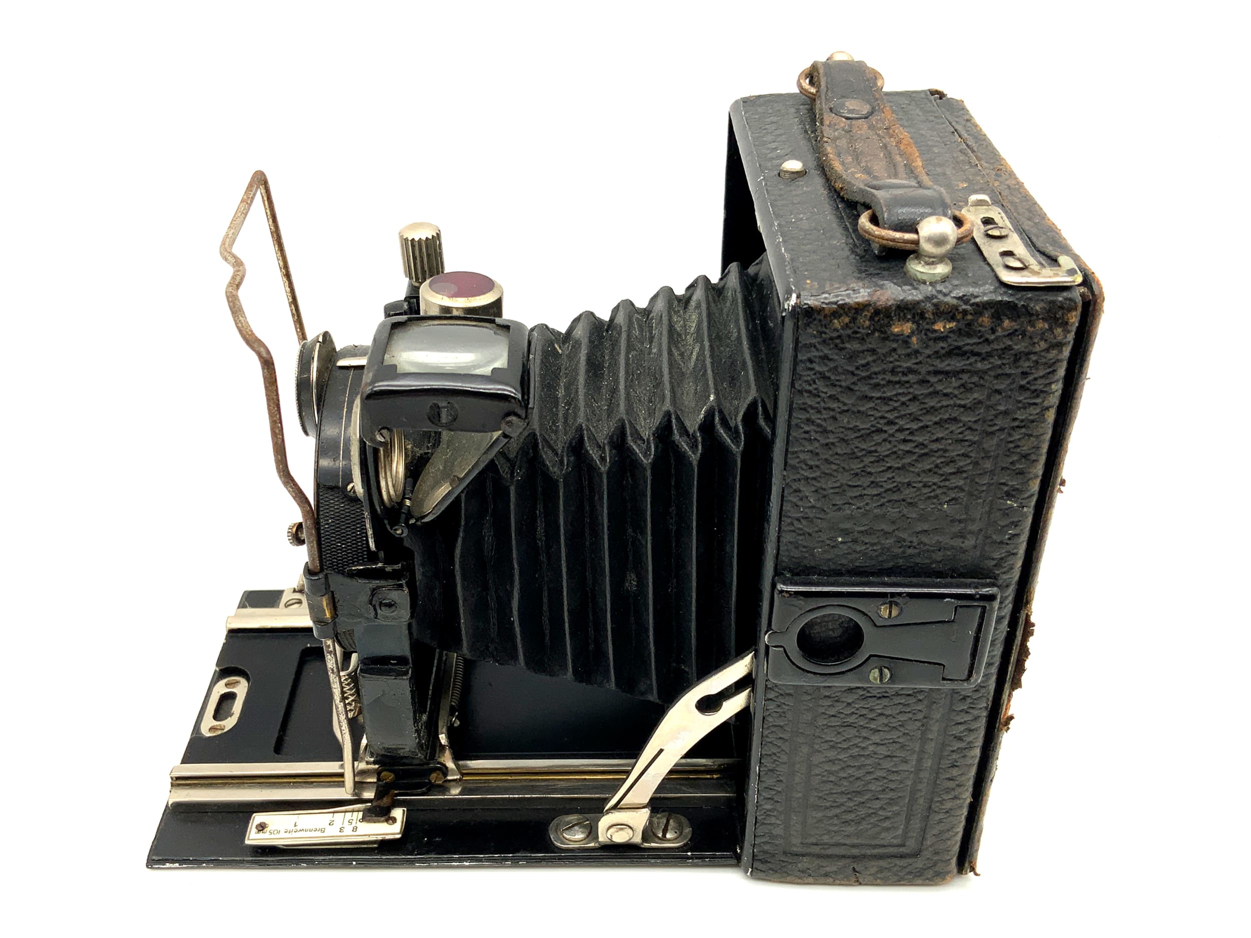 Plate camera with G. Roenstock Munich double Anastigmat Eurynar 1:4.5 10.5cm