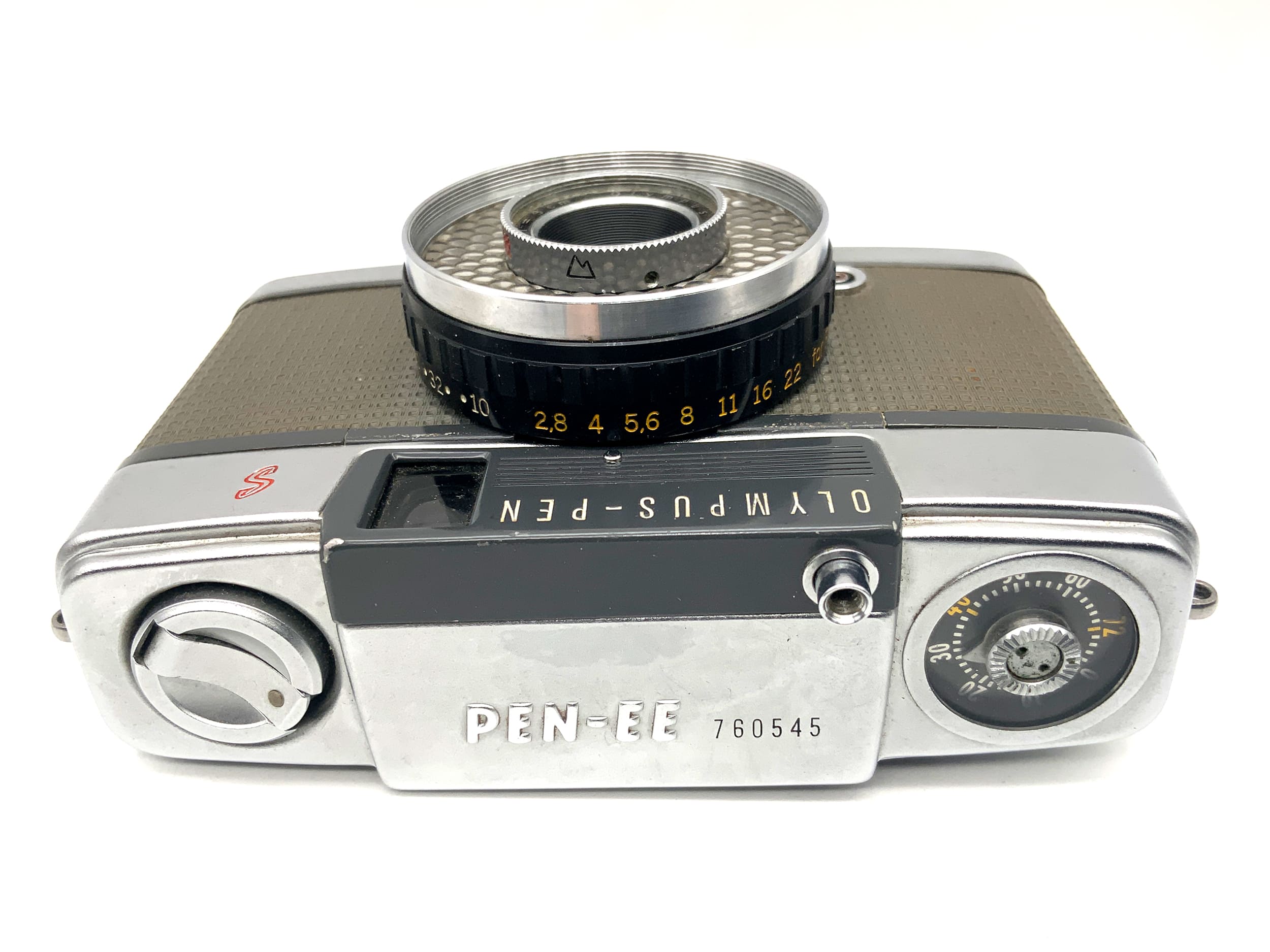 Olympus PEN-EE S rangefinder camera with D.Zuiko 35mm 1:2.8 half-frame camera