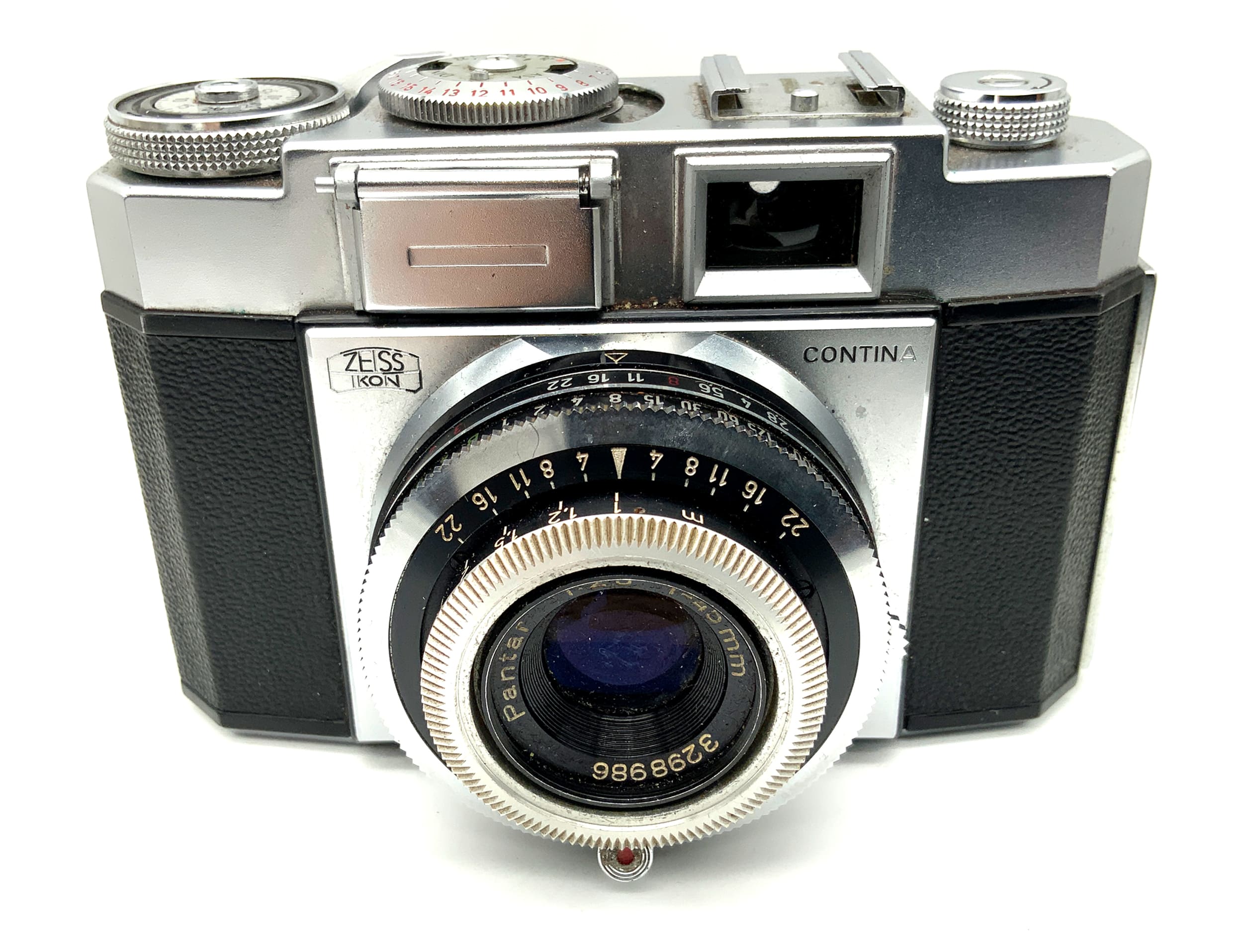 Zeiss Ikon Contina rangefinder camera with Pantar 1:2.8 45mm Prontor SVS analog camera