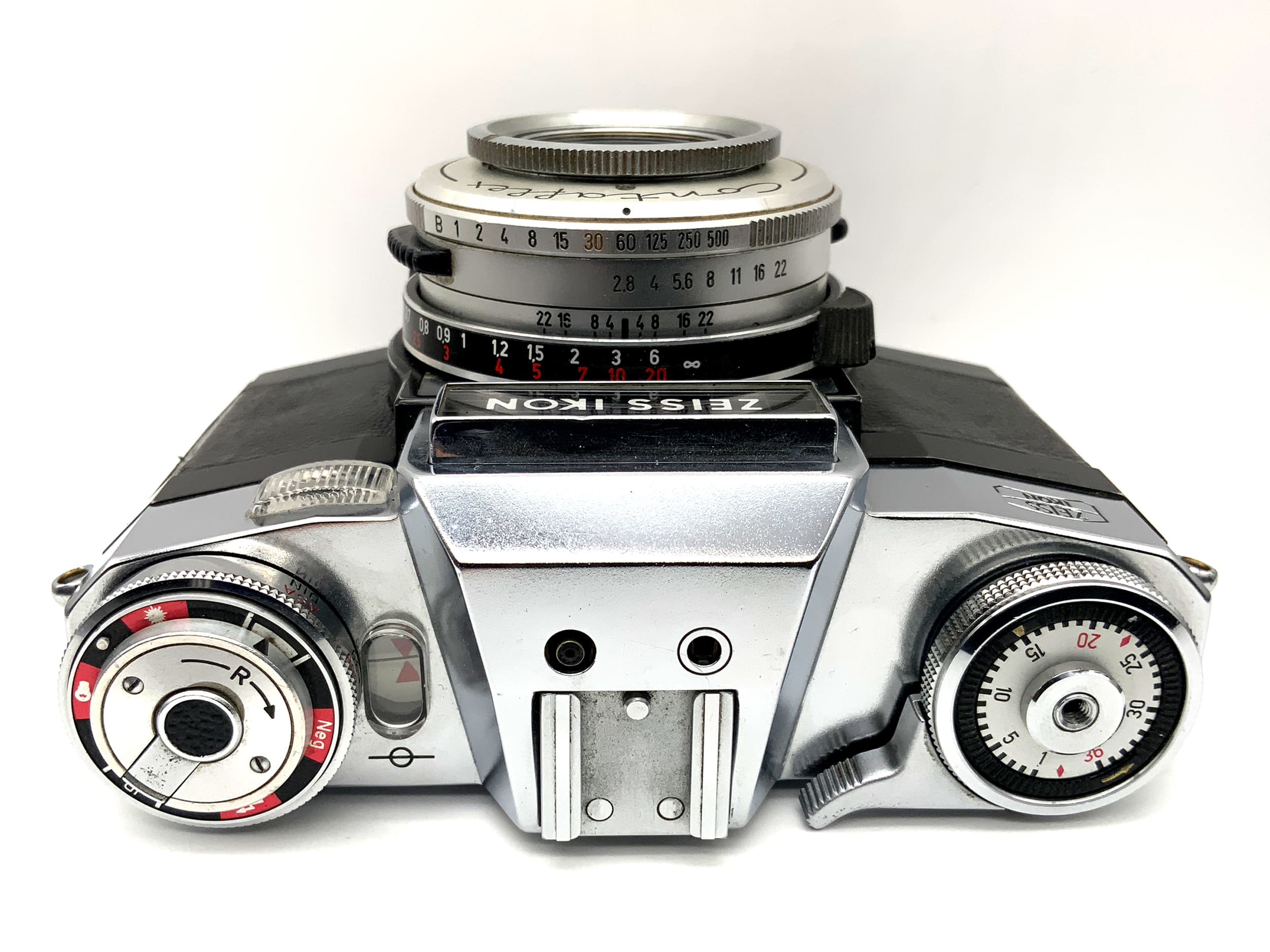 Zeiss Ikon Contaflex 35mm SLR analogue with Tessar 2.8/50 Synchro Compur-X body