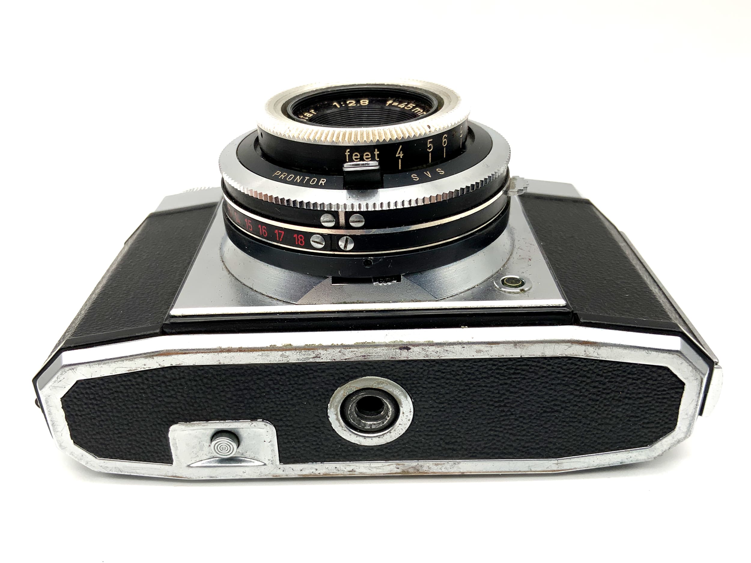 Zeiss Ikon Contina rangefinder camera with Pantar 1:2.8 45mm Prontor SVS analog camera