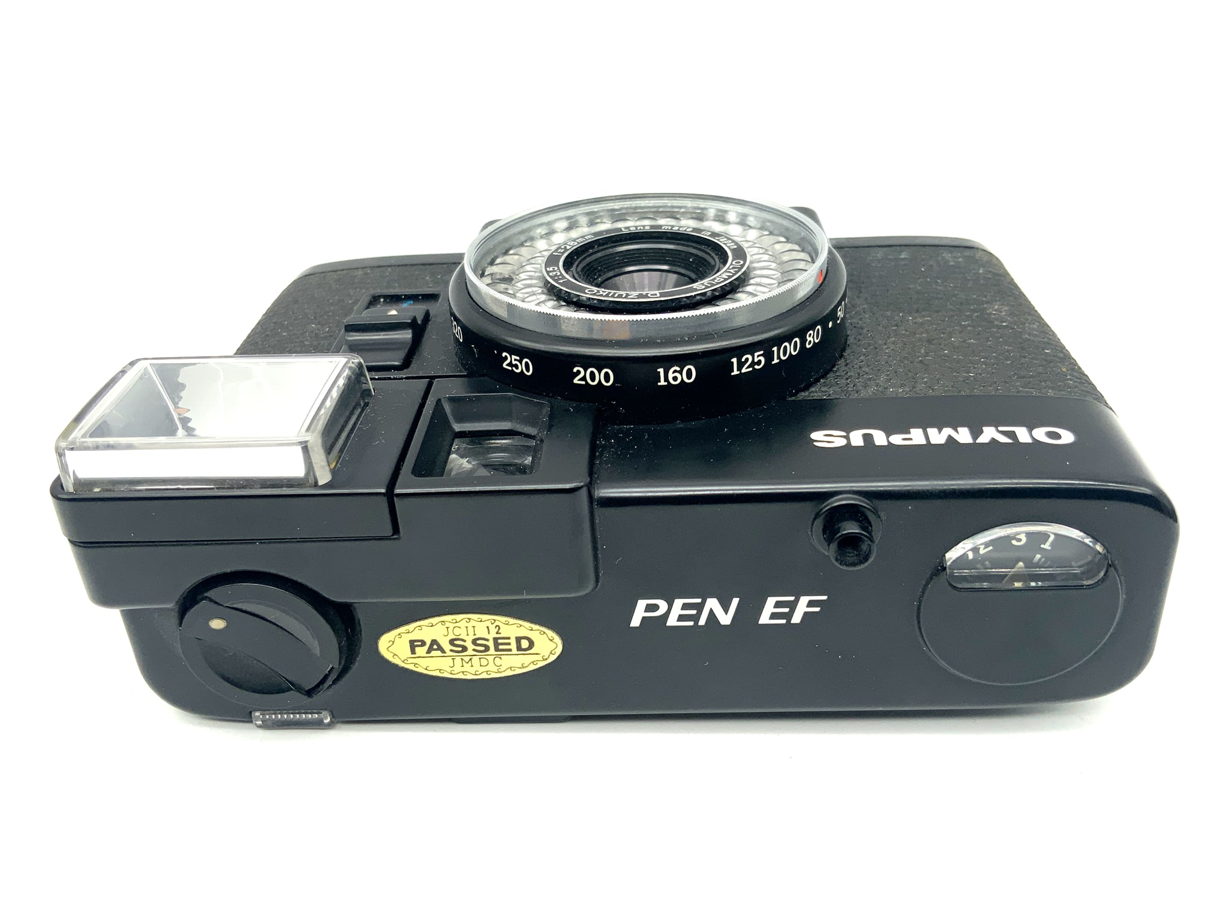 Olympus PEN EF rangefinder camera with D.Zuiko 28mm 1:3.5 half-frame camera, analog camera