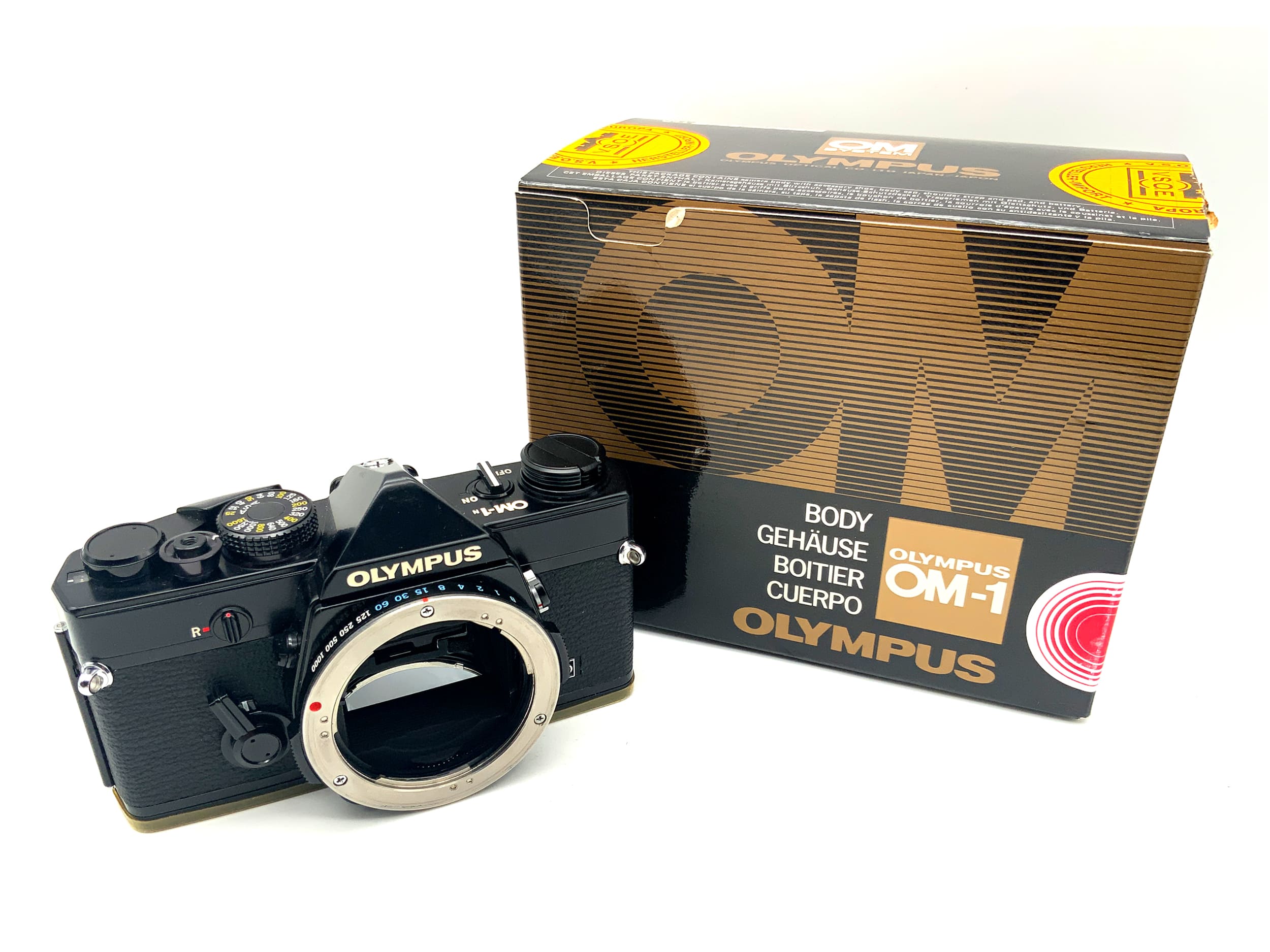 Olympus OM-1N 35mm SLR analog camera in original packaging (Olympus OM)