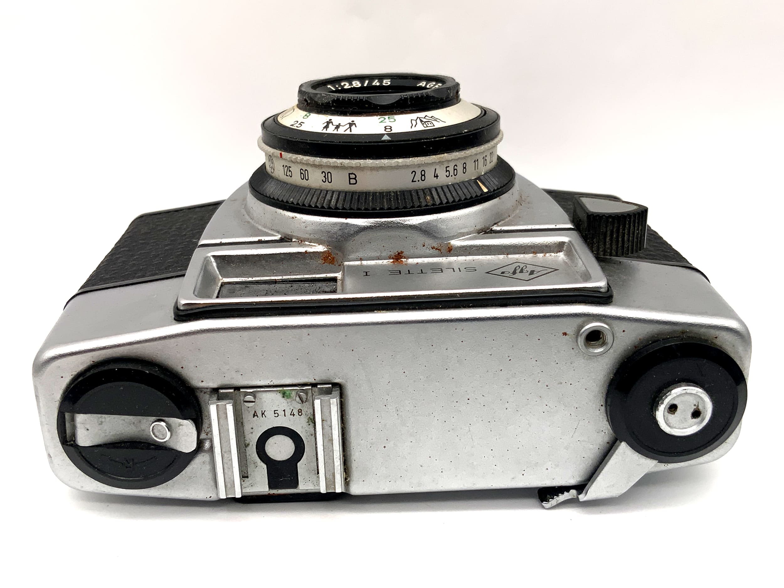 Agfa Silette I rangefinder camera with Color Agnar 1:2.8 45mm Prontor 125 analog camera