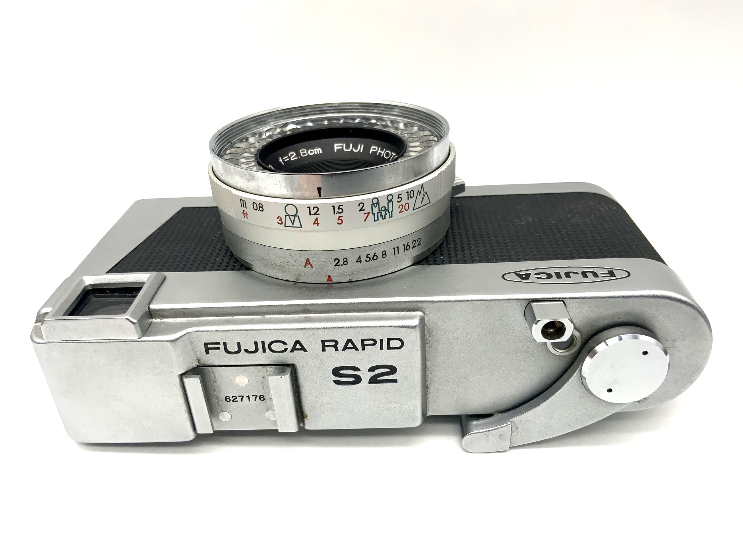 Fujica Rapid S2 viewfinder camera with Fujinar-K 28mm 1:2.8 analog camera