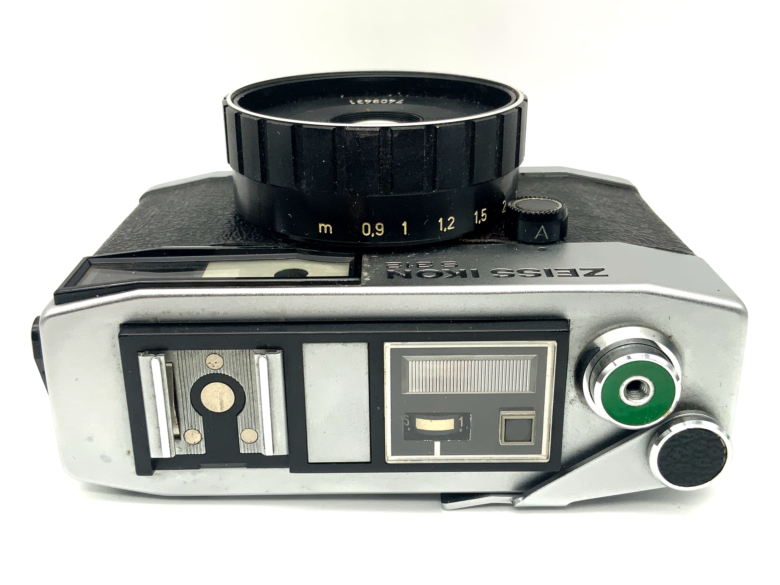 Zeiss Ikon S312 rangefinder camera with Tessar 2.8/40 lens and case, analog camera