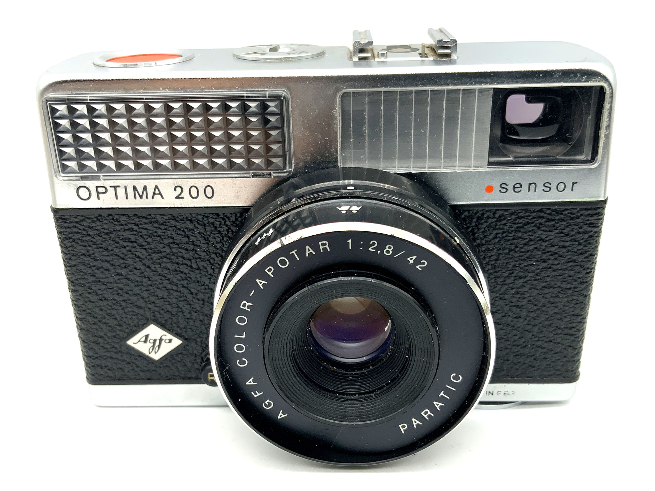 Agfa Optima 200 viewfinder camera with Color-Apotar 1:2.8 42mm Paramatic analog camera