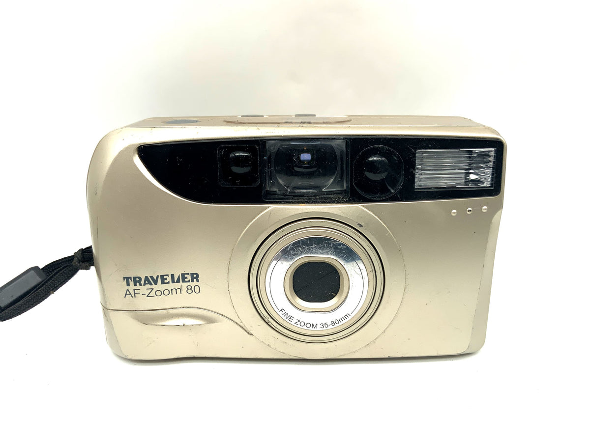 Traveler AF-Zoom 80 Point&amp;Shoot with 35-80mm compact camera analog camera