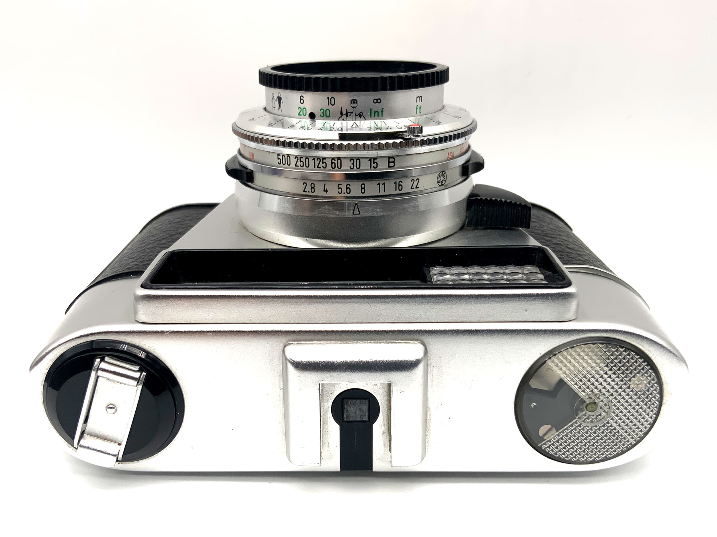 King KG Regula LKB viewfinder camera with Steinheil Cassar 1:2.8/45 Prontor 500 LK