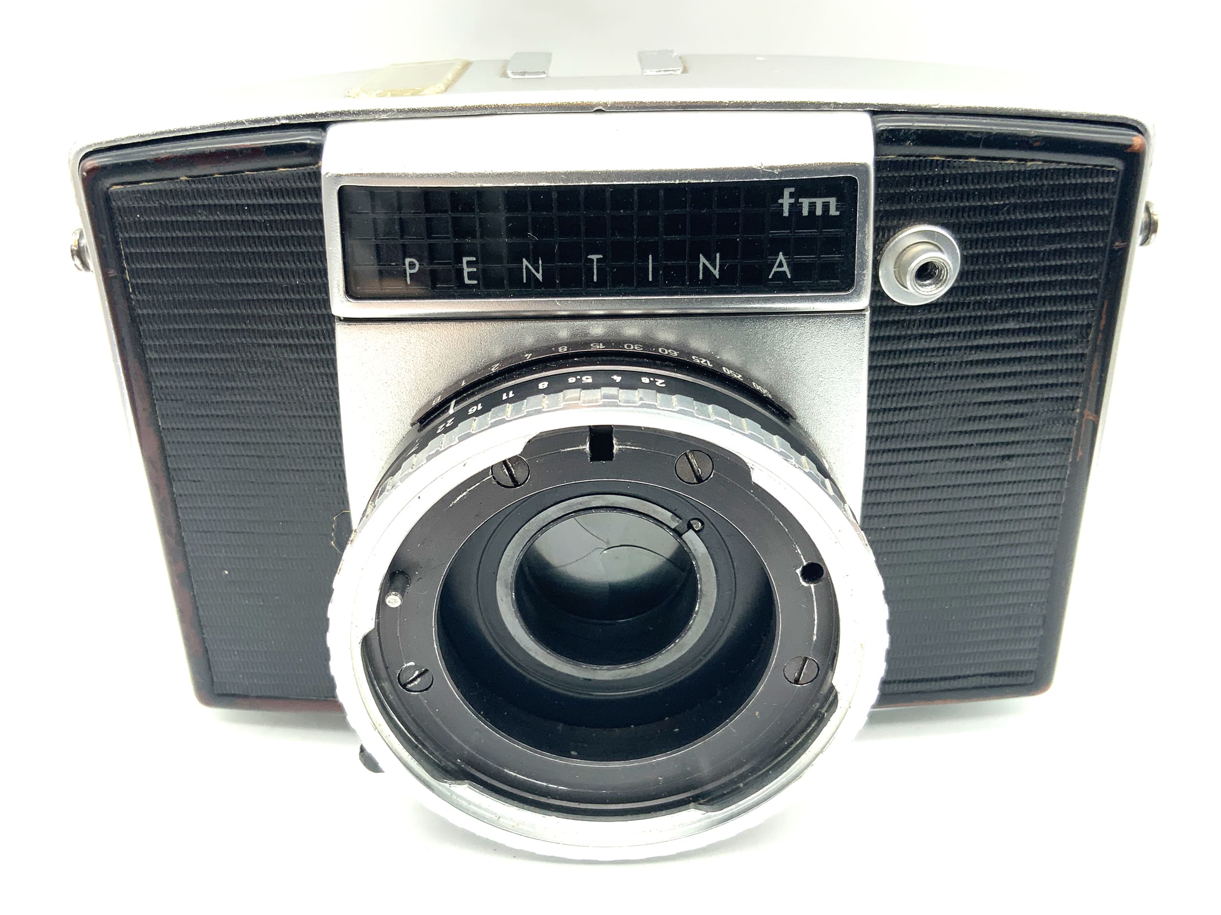 Pentacon Pentina fm viewfinder camera with Pentina compact camera analog camera