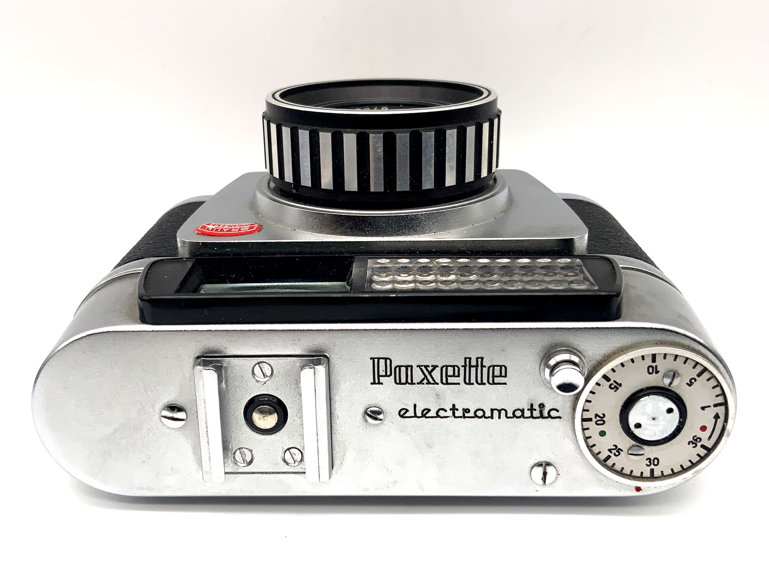 Braun Paxette electromatic viewfinder camera with Ennagon f=40mm analog camera