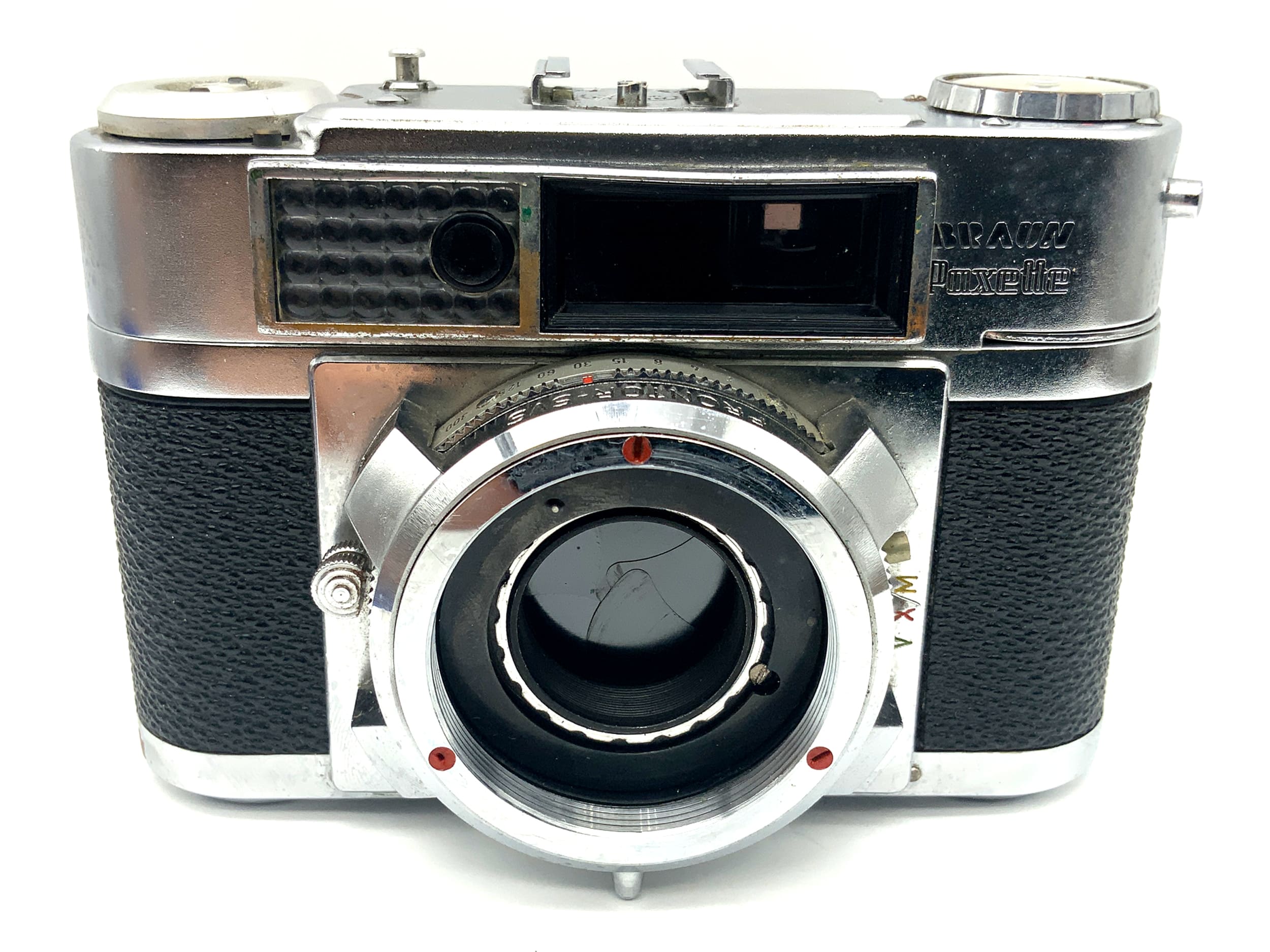 Braun Paxette Super II BL rangefinder camera with Prontor-SVS analog camera