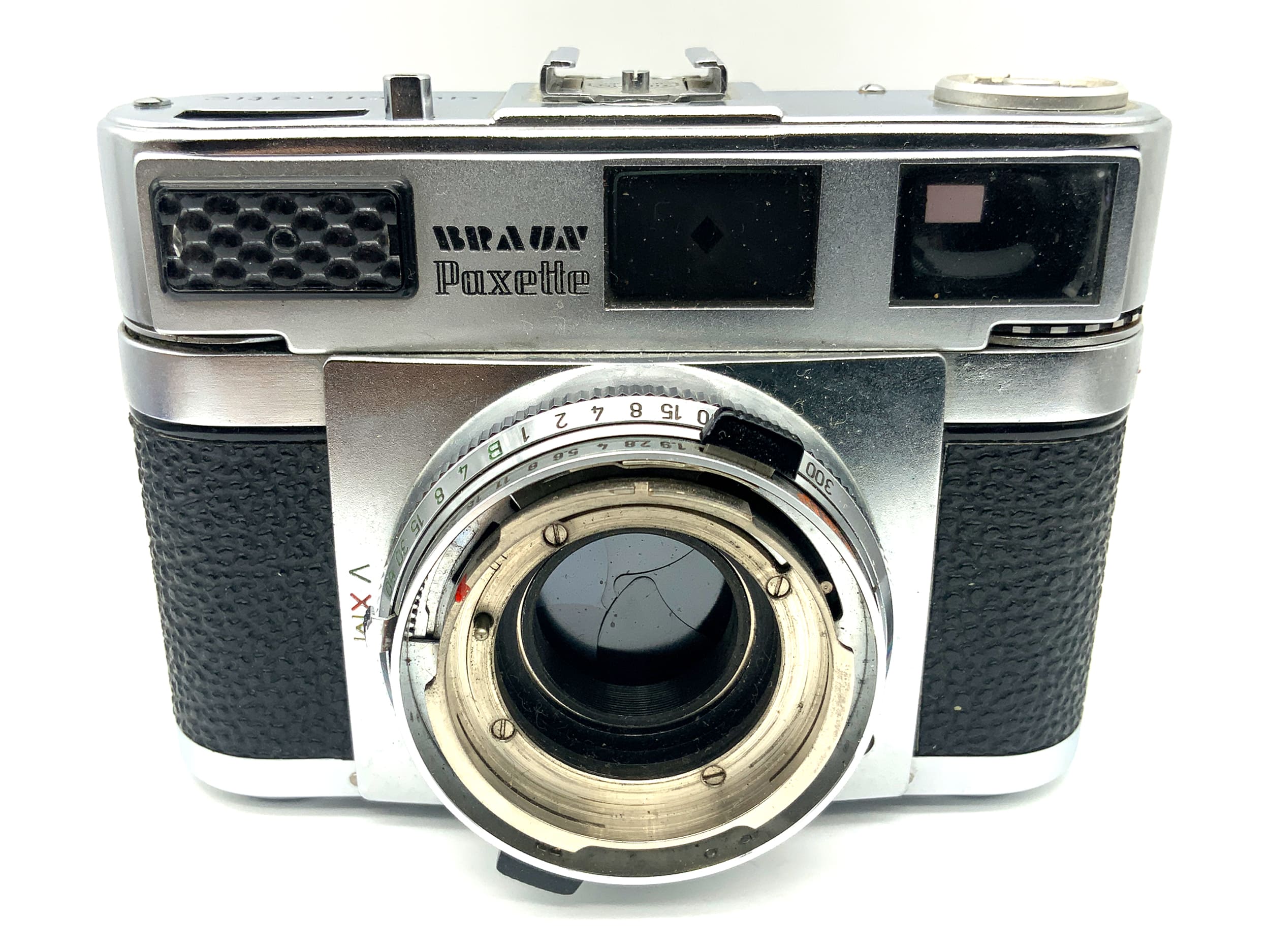 Braun Paxette automatic Super III viewfinder camera with Prontor-SLK analog camera