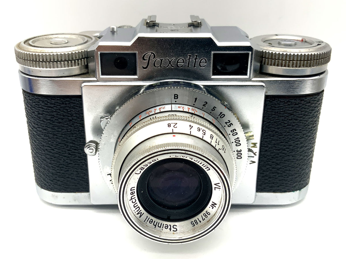 Braun Paxette viewfinder camera with Steinheil Cassar 1:2.8/45mm VL Prontor-SVS