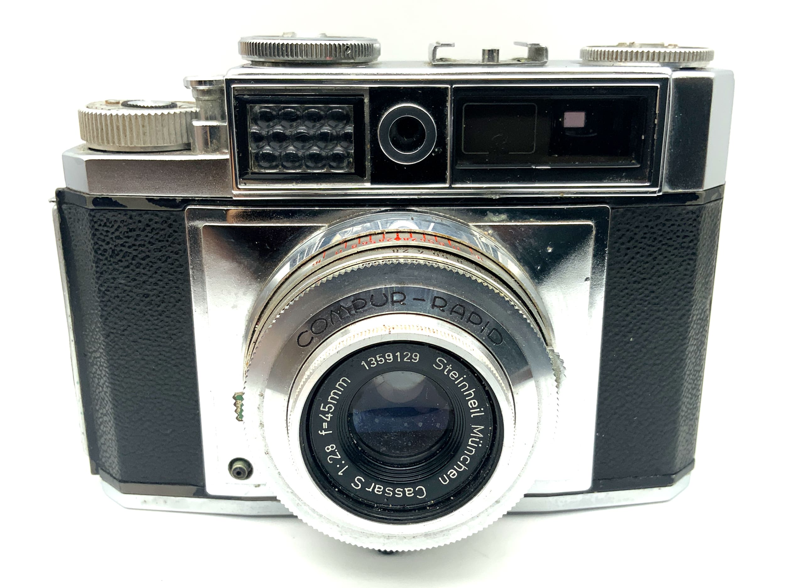 Braun Colorette IBL viewfinder camera with Steinheil Cassar S 1:2.8/45 Compur-Rapid