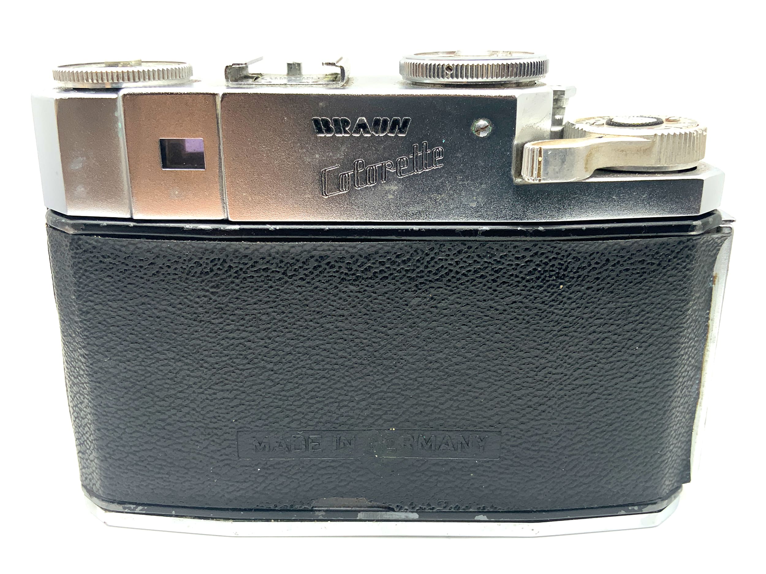 Braun Colorette IBL viewfinder camera with Steinheil Cassar S 1:2.8/45 Compur-Rapid