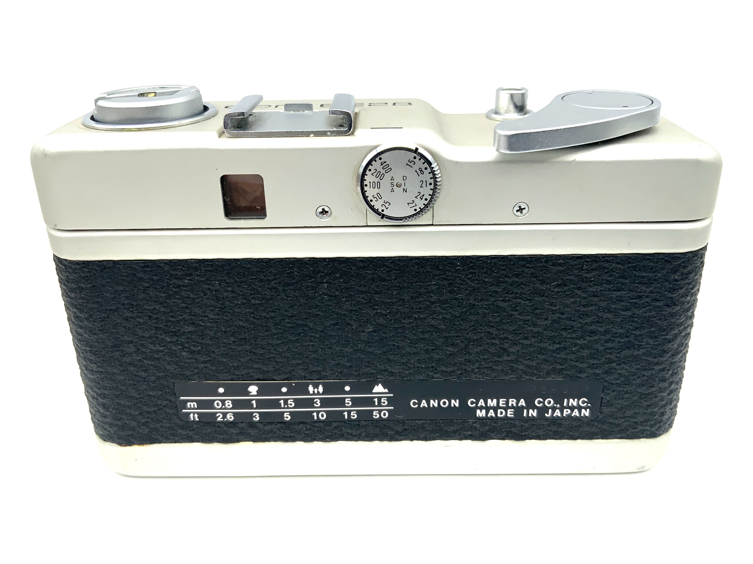 Canon Demi EE 28 rangefinder camera with SH 28mm 1:2.8 half-frame camera analog camera