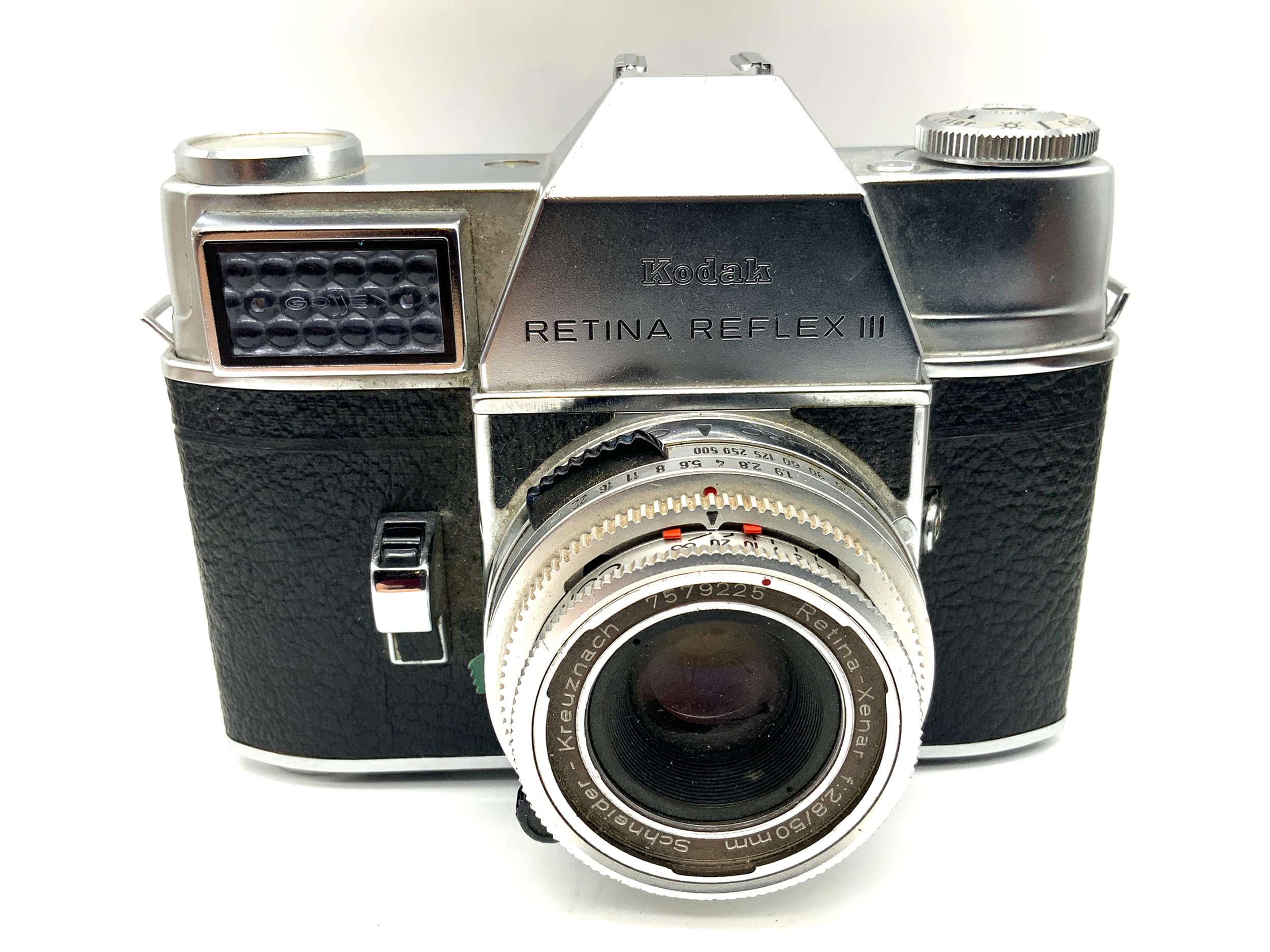 Kodak Retina Reflex III 35mm SLR analog body with Xenar 50mm 1:2.8