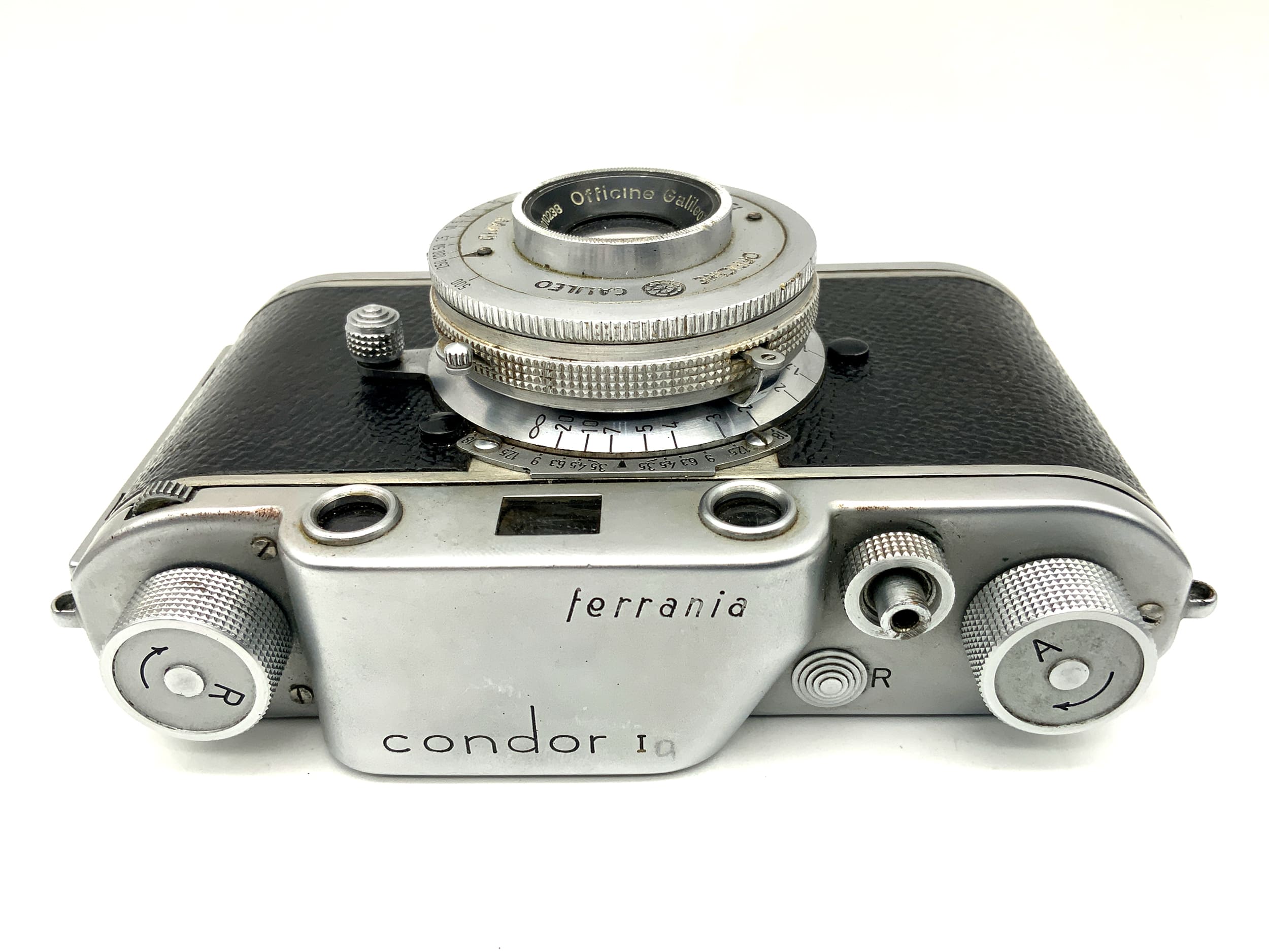 Officine Galileo Ferrania Condor I viewfinder camera with Eliog 50mm 1:3.5 Iscus Rapid lens