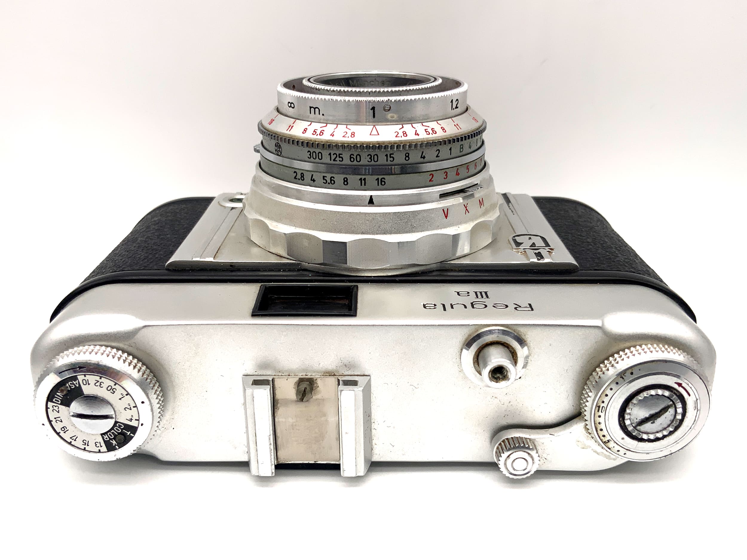 King KG Regula IIIa viewfinder camera with Steinheil Cassar 1:2.8/45mm Prontor-SVS