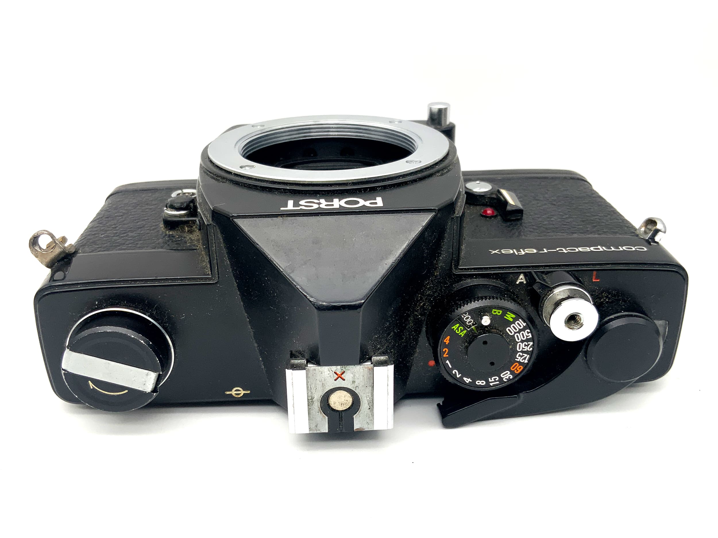 Porst Compact-Reflex SLR 35mm Spiegelreflexkamera analog Body Gehäuse (M42)