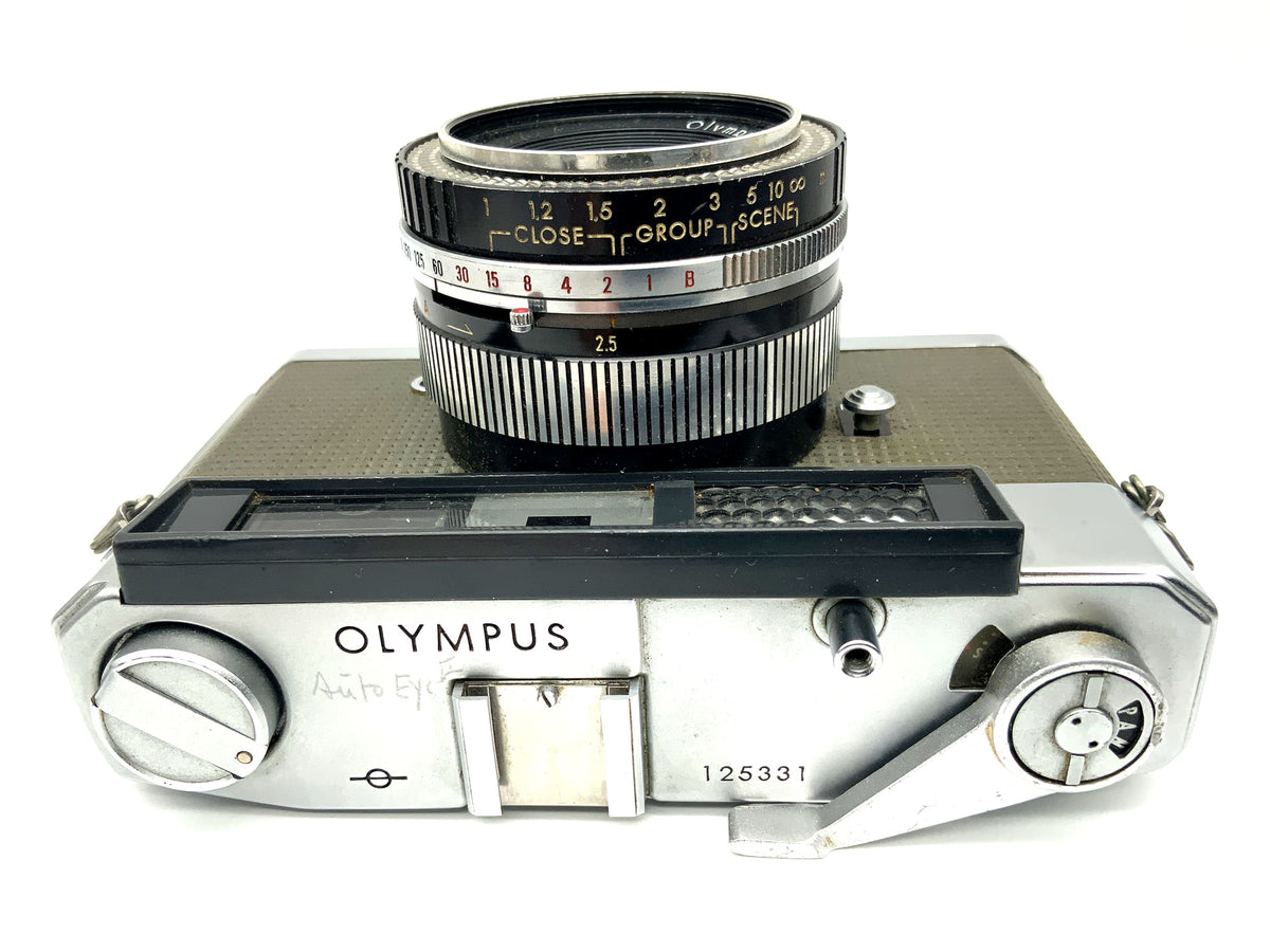 Olympus Auto Eye II rangefinder camera with D.Zuiko 43mm 1:2.5 analog camera