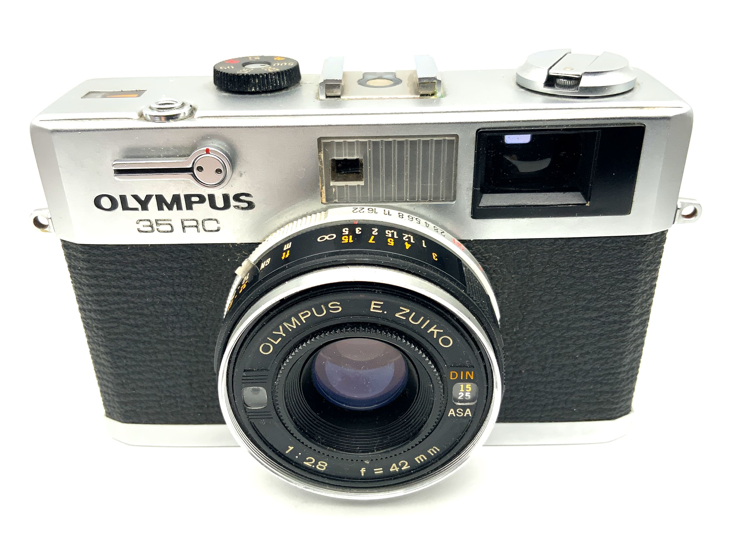 Olympus 35 RC viewfinder camera with E.Zuiko 42mm 1:2.8 compact camera analog camera