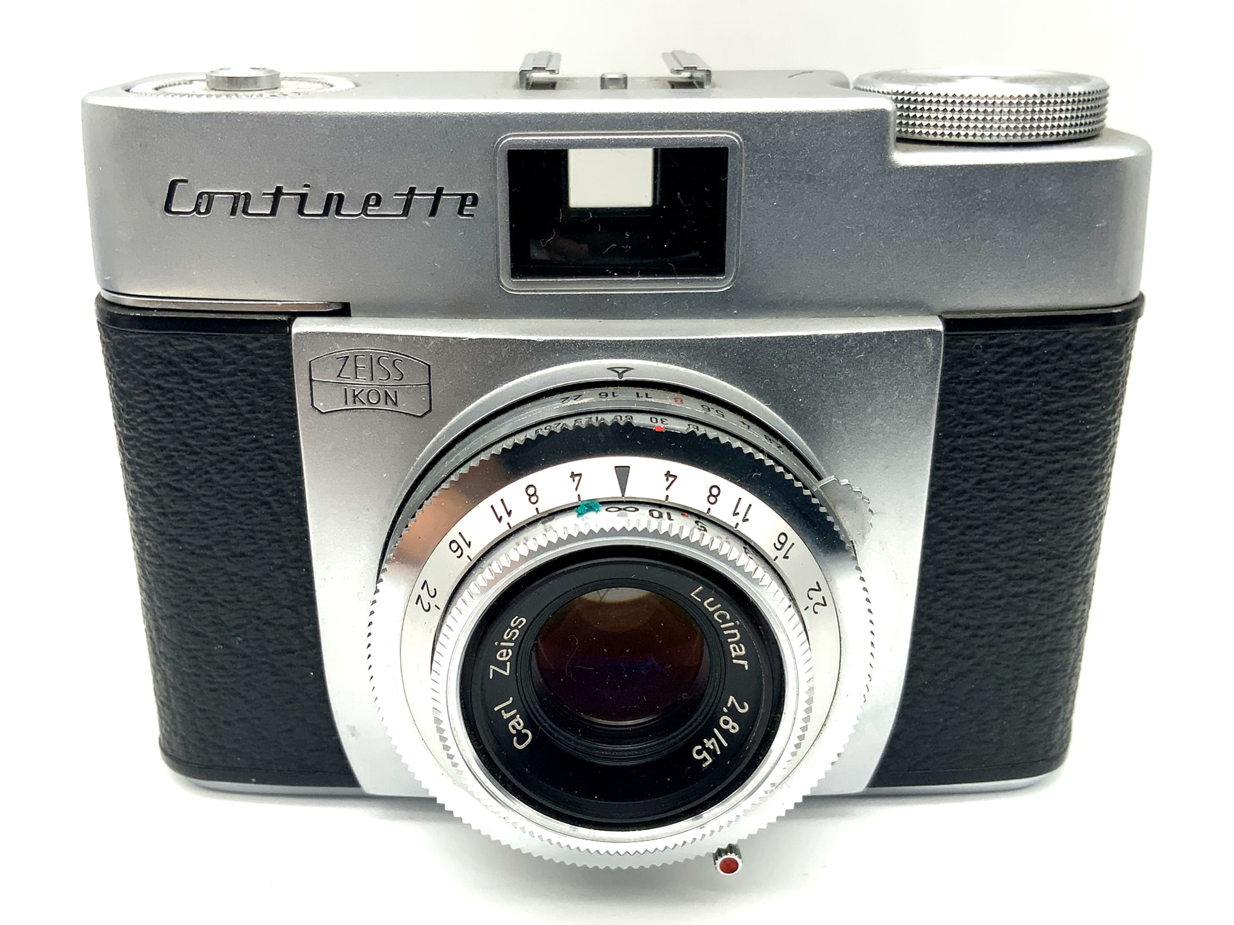 Zeiss Ikon Continette rangefinder camera with Carl Zeiss Lucinar 2.8/45 Pronto lens