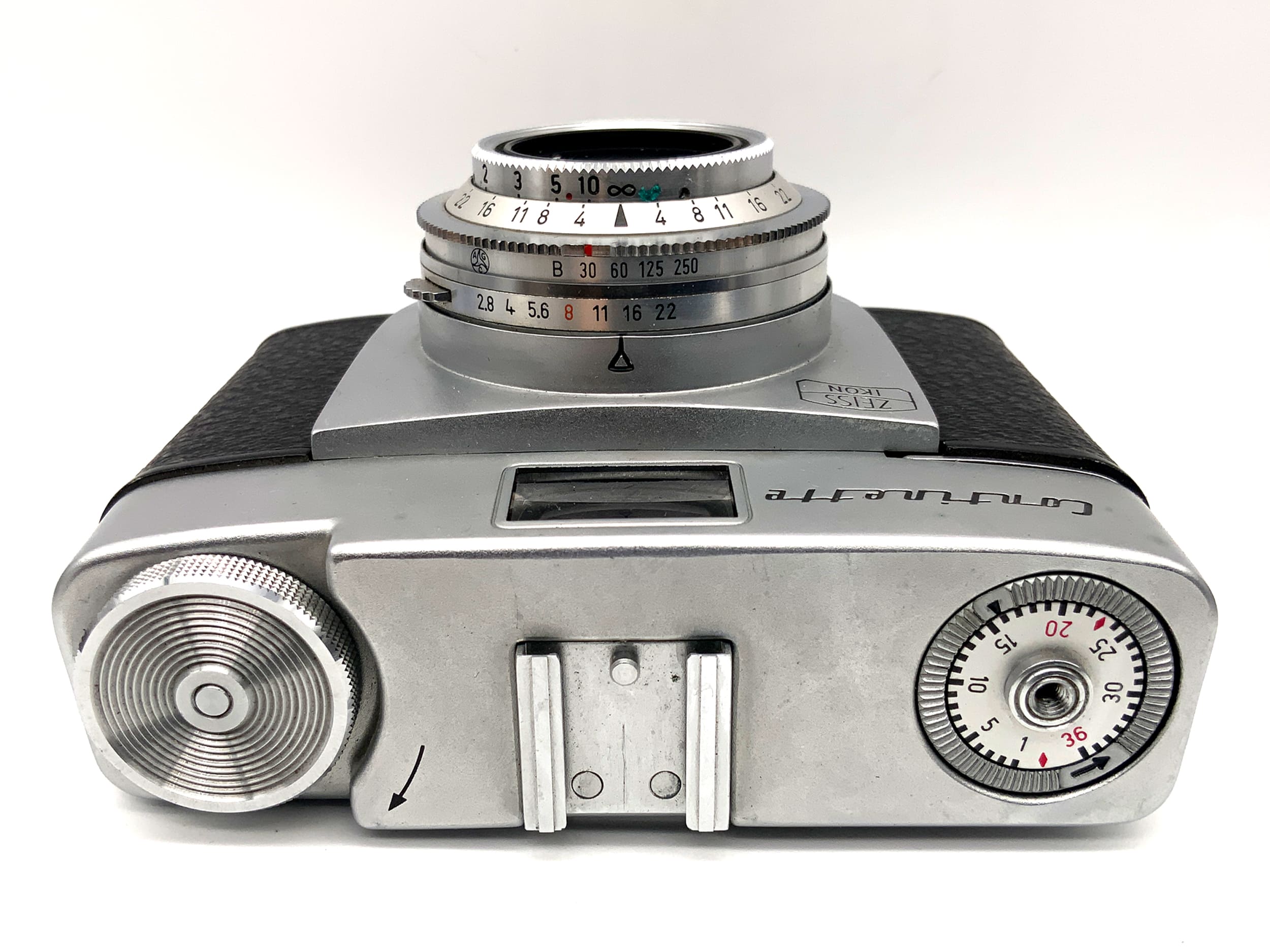 Zeiss Ikon Continette rangefinder camera with Carl Zeiss Lucinar 2.8/45 Pronto lens