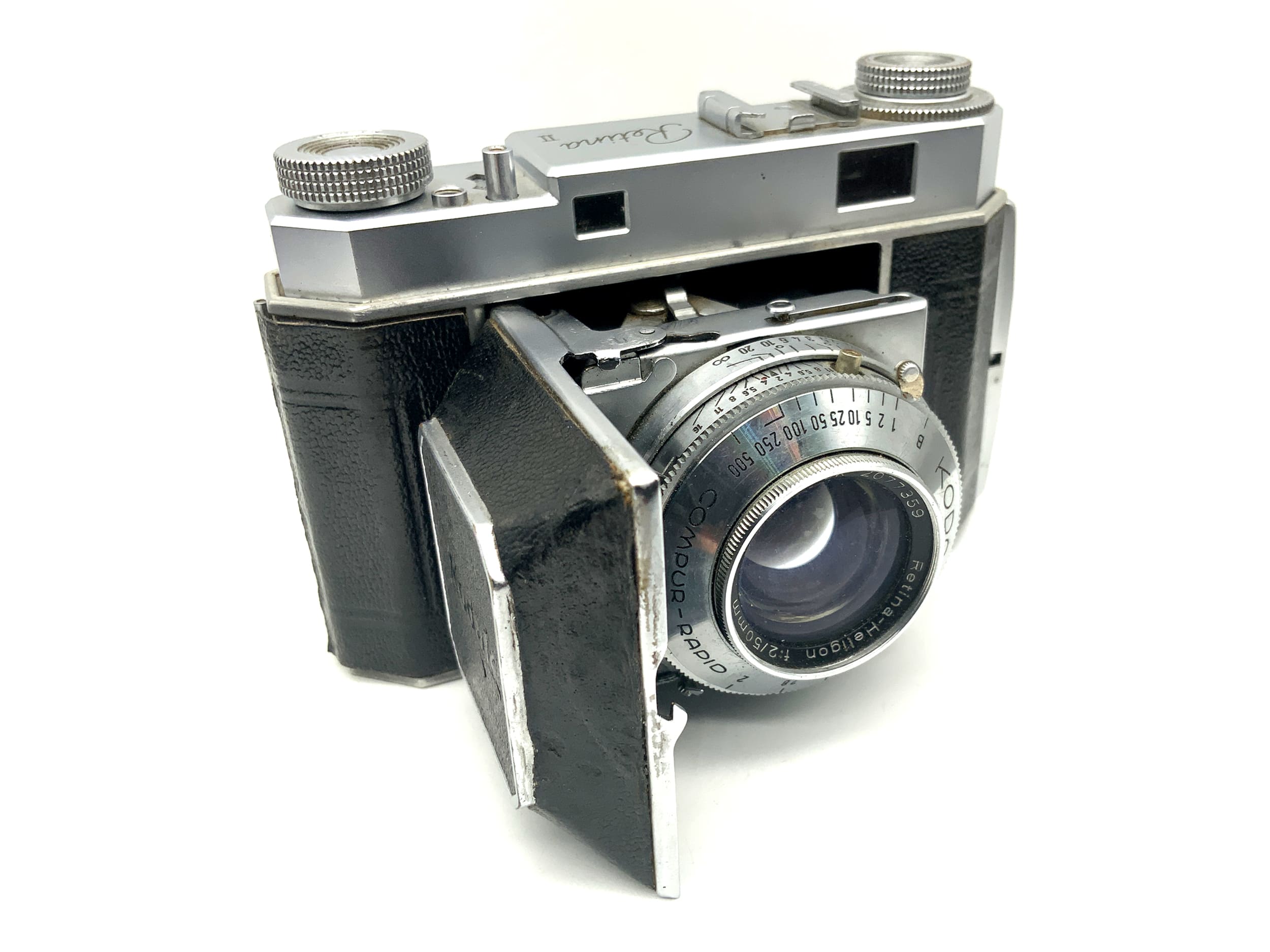Kodak Retina II folding camera with Rodenstock Retina-Heligon 50mm 1:2 Compur-Rapid