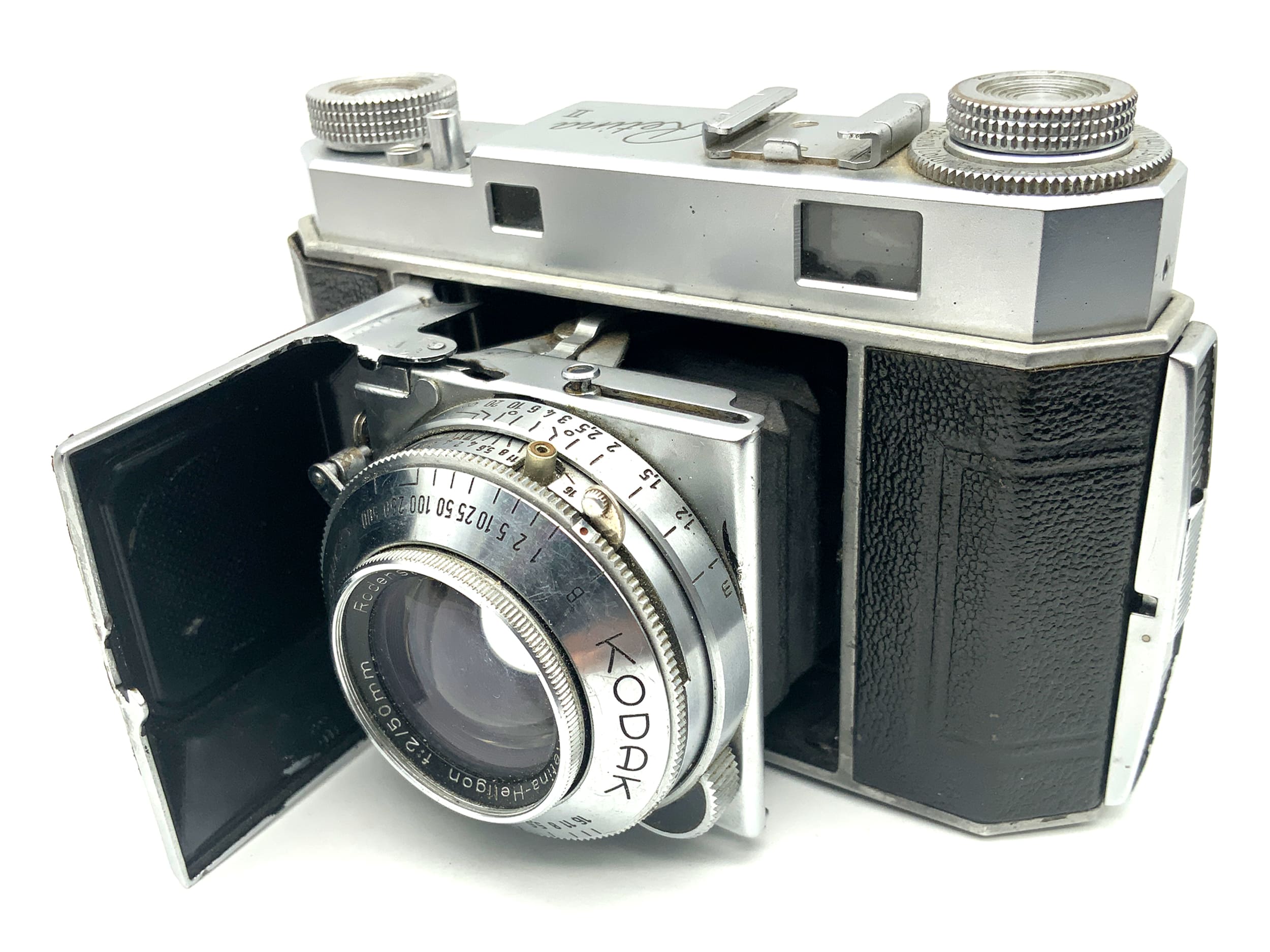 Kodak Retina II folding camera with Rodenstock Retina-Heligon 50mm 1:2 Compur-Rapid