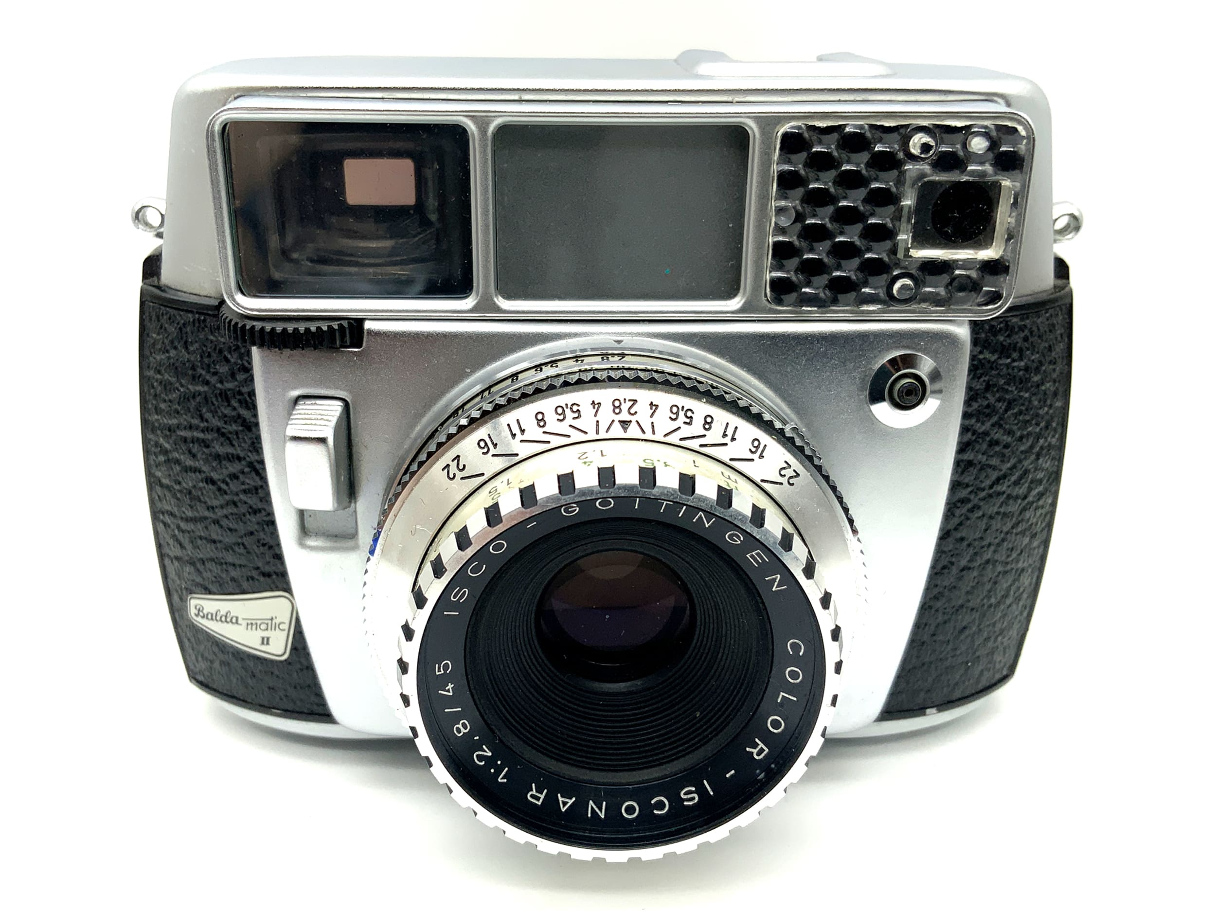 Balda matic II viewfinder camera with Color-Isconar 1:2.8/45 Pronto-LK analog camera