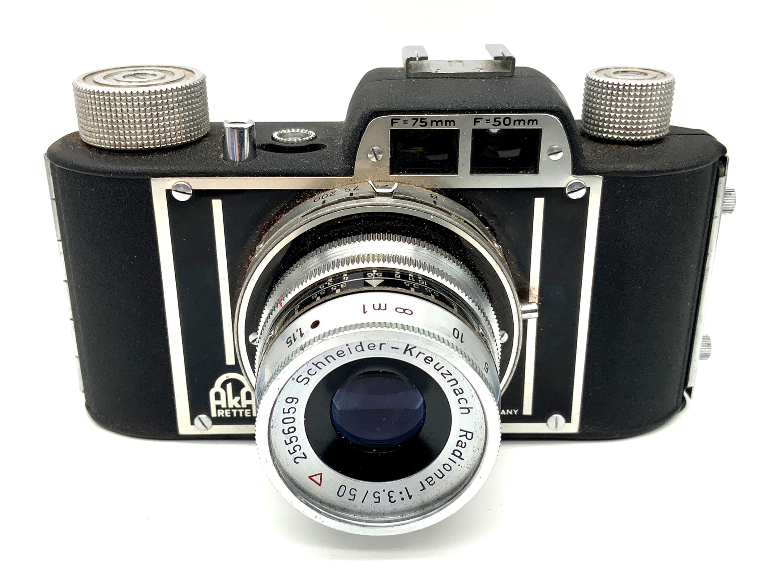 AkA Rette viewfinder camera with Radionar 1:3.5/50 Akarette compact camera analog camera