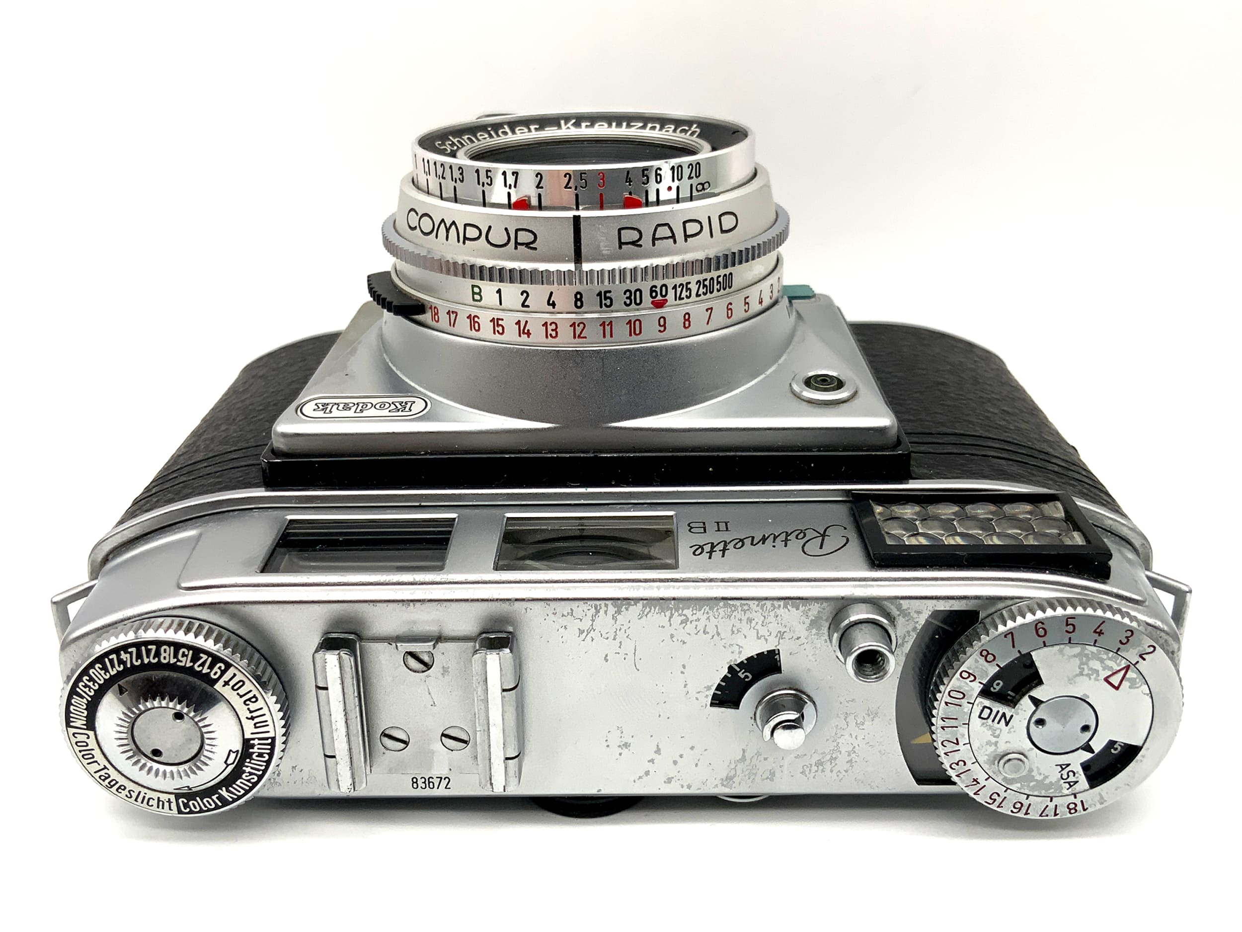 Kodak Retinette II B rangefinder camera with Reomar 1:2.8/45mm Compur-Rapid lens