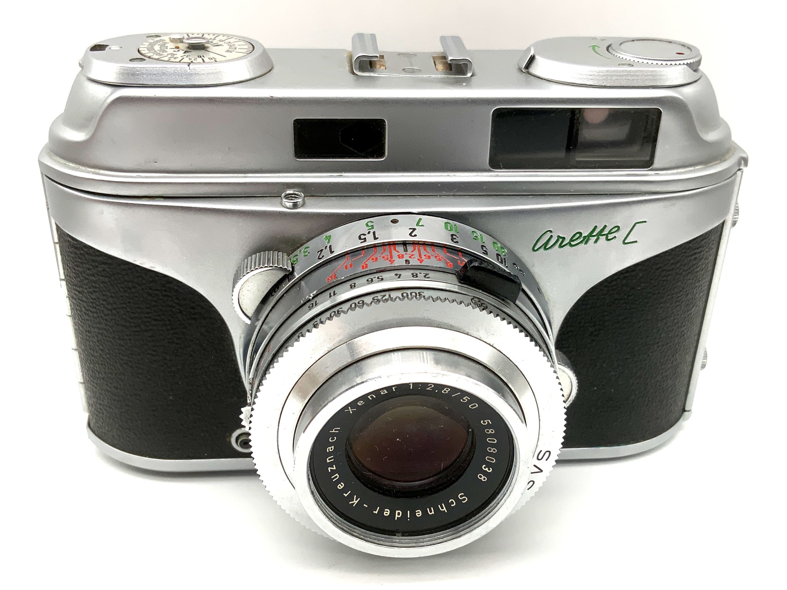 AkA Arette C viewfinder camera with Xenar 1:2.8/50 Prontor-SVS analog camera