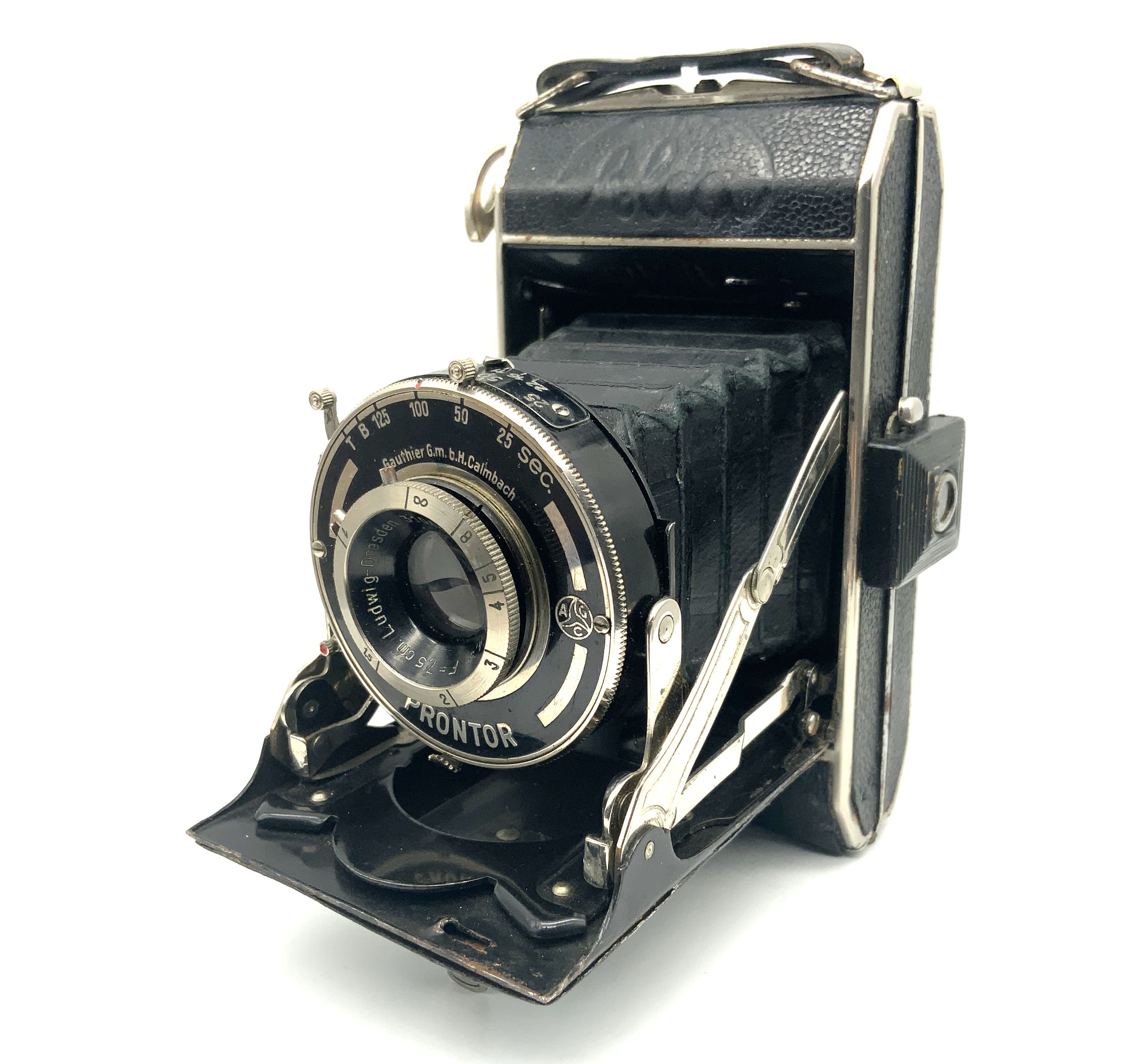 Beier Alca-I folding camera with Victar 75mm 1:4.5 Prontor analog camera