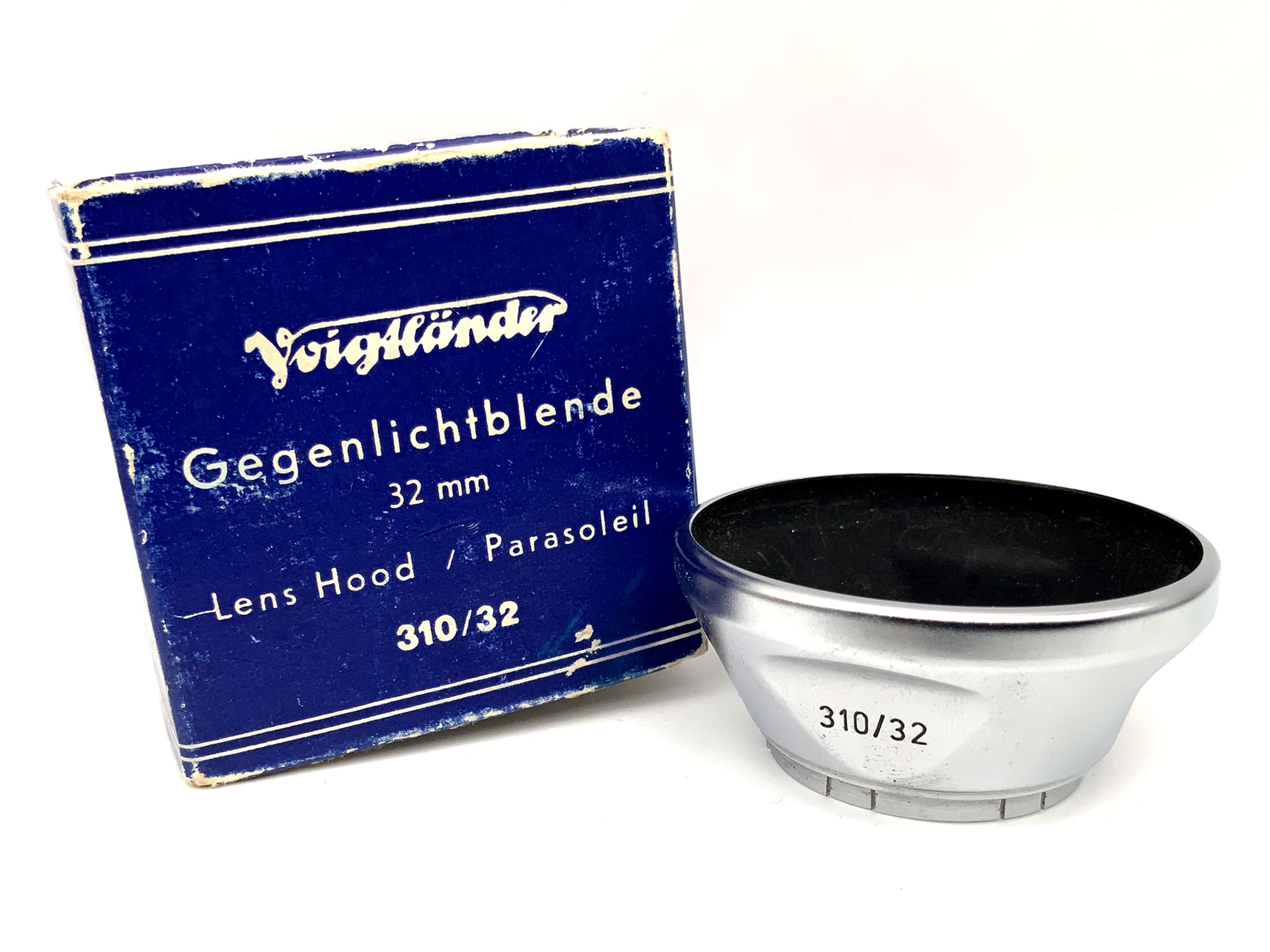 Voigtländer 310/32 Gegenlichtblende silber in OVP lenshood Sonnenblende