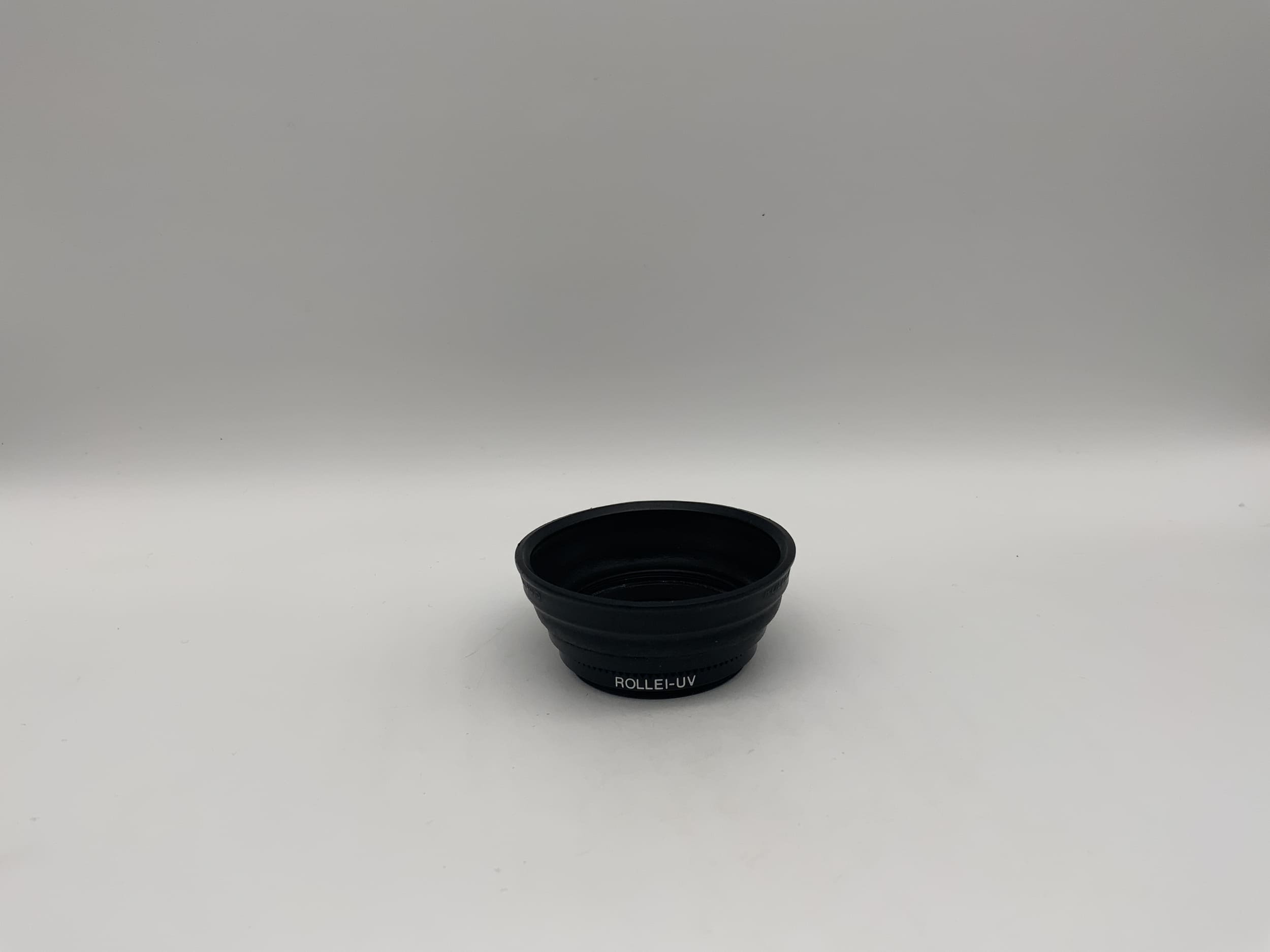 Rollei lens hood for 35SE M30.5, rubber lens hood + UV filter sun visor