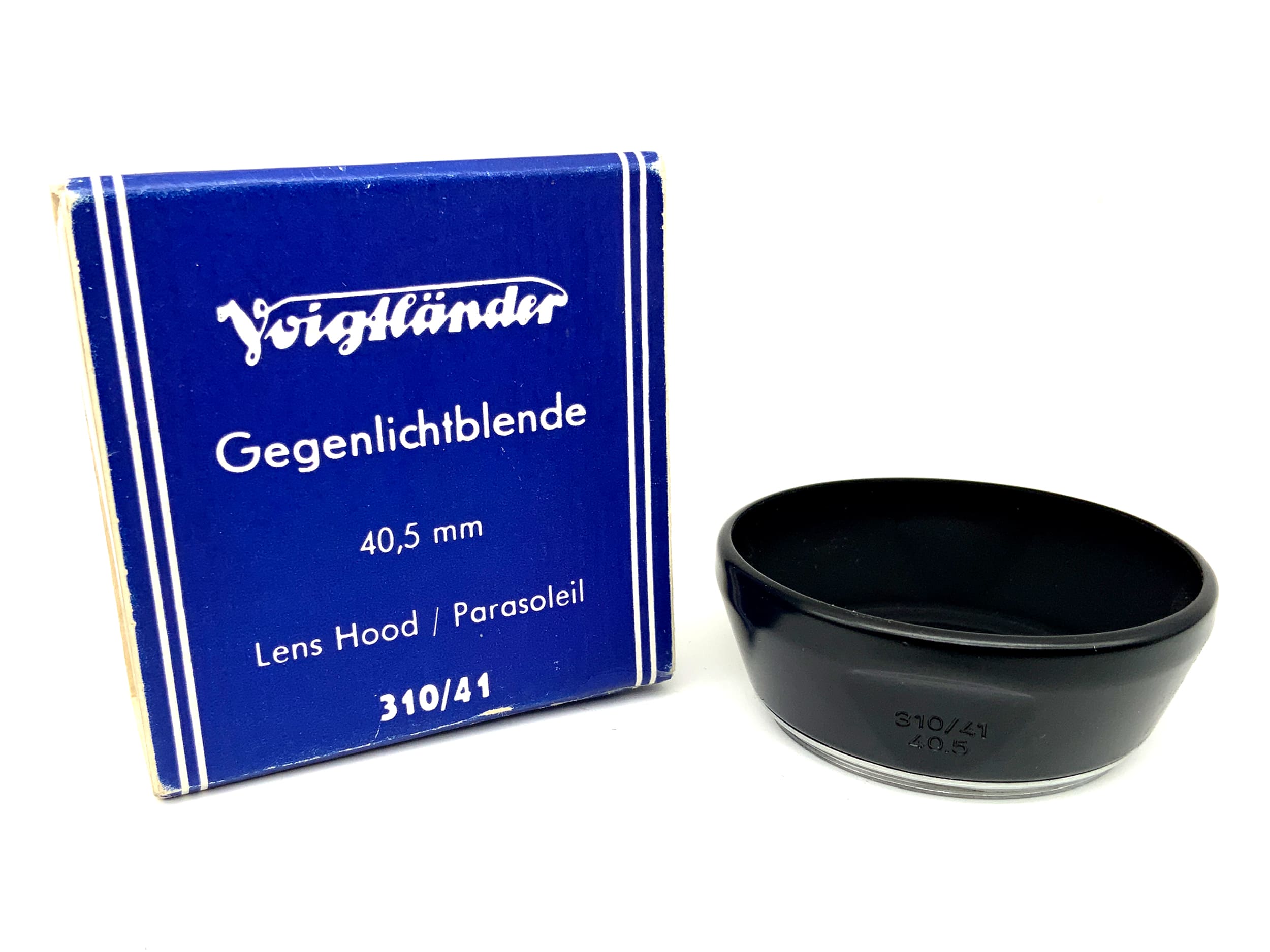 Voigtländer 310/41 Gegenlichtblende schwarz 40,5 f=50mm in OVP Sonnenblende