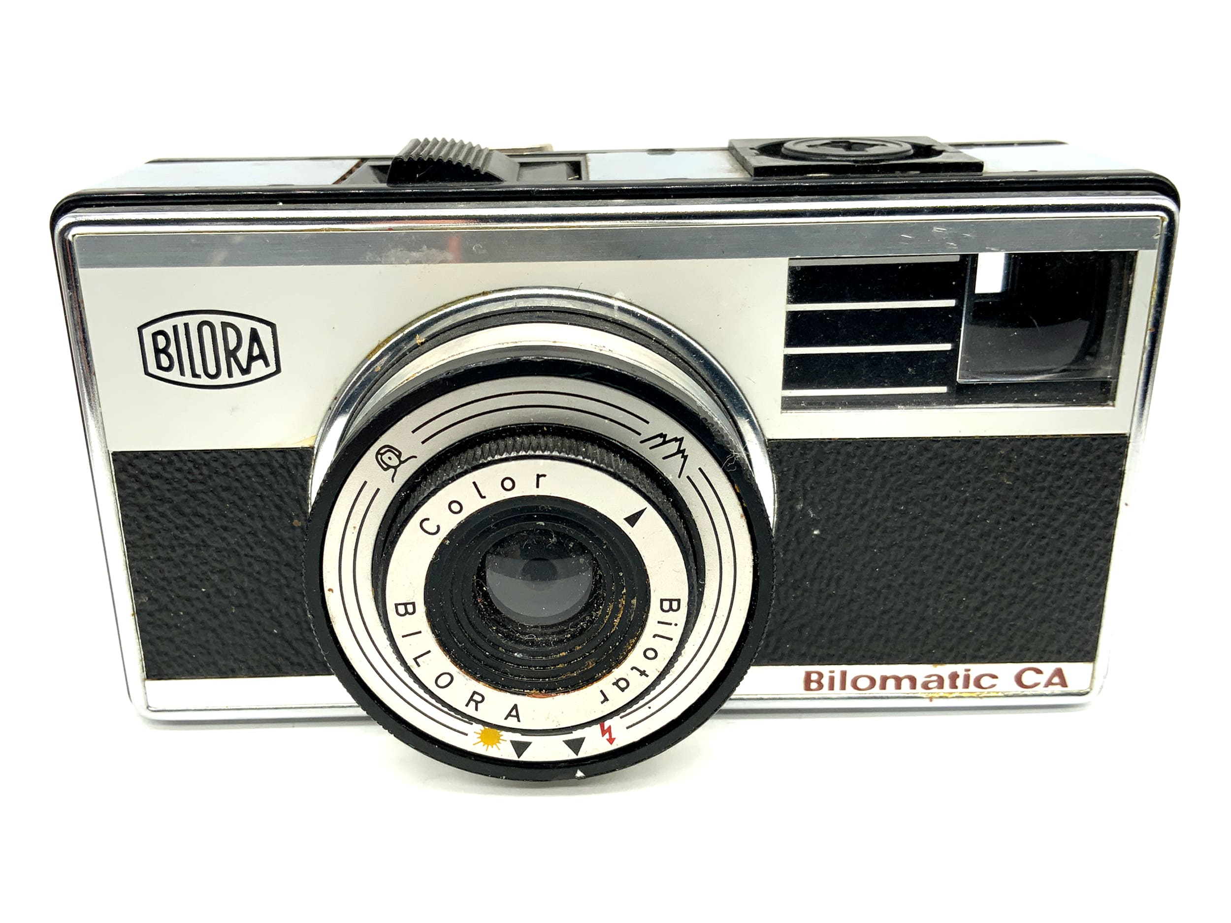 Bilora Bilomatic CA Sucherkamera mit Color-Bilotar Kompaktkamera Analogkamera