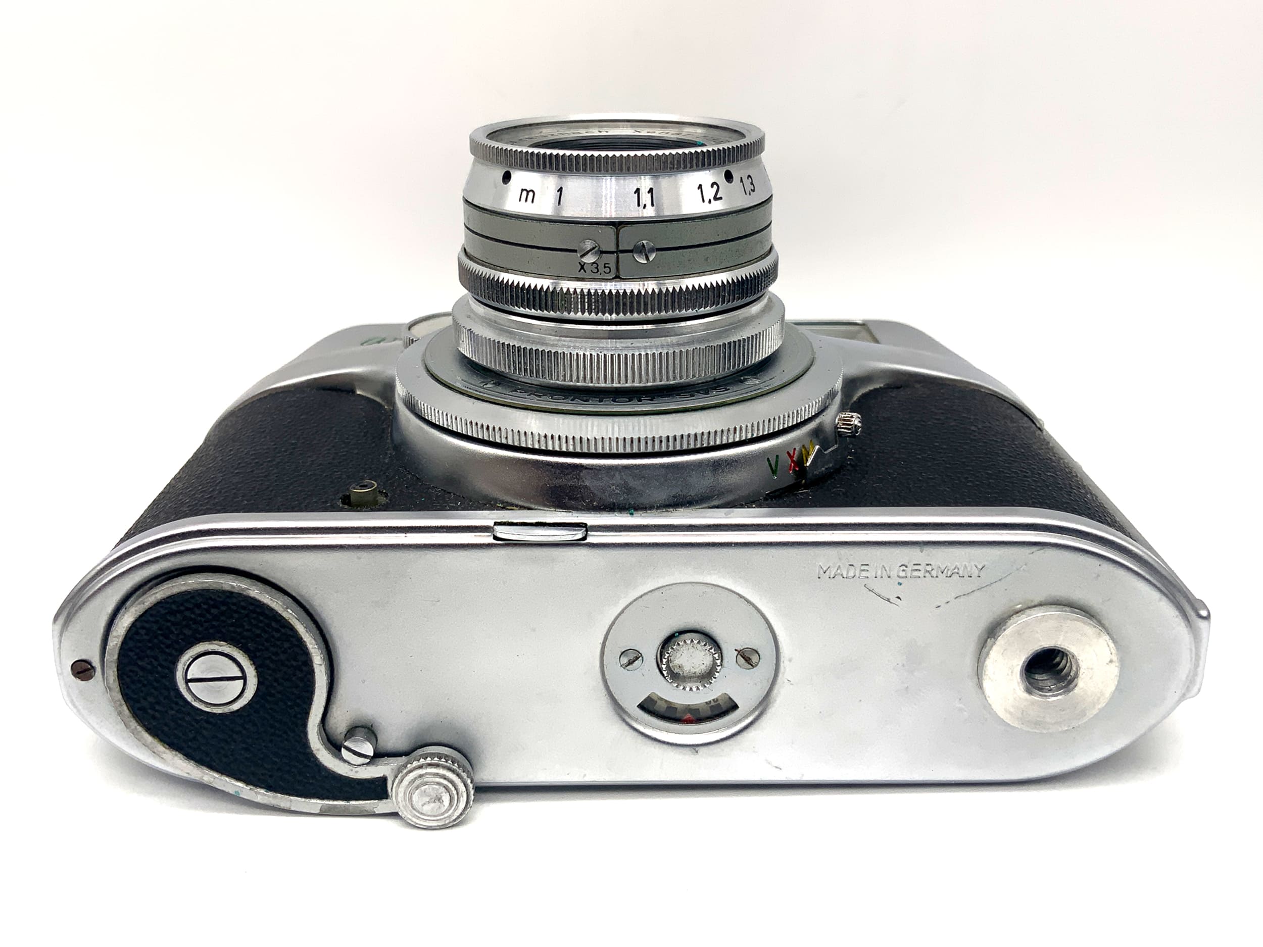 AkA Arette BW viewfinder camera with Xenar 1:3.5/50 Prontor-SVS analog camera