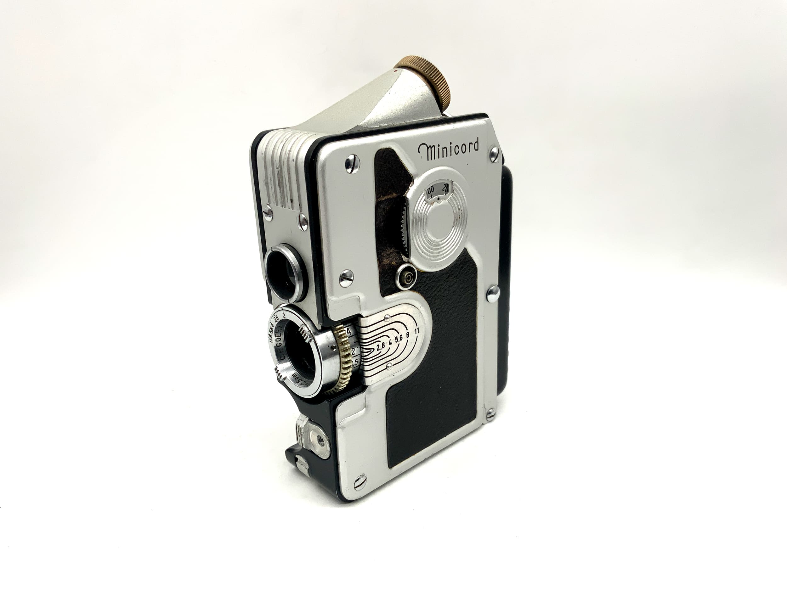 CP Goerz Wien Minicord 3 TLR with Helgor 25mm 1:2 with case, twin-lens reflex