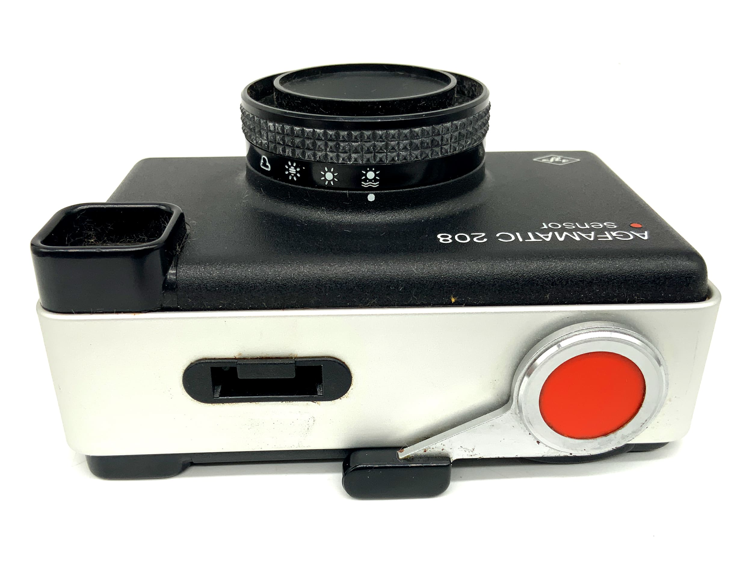 Agfa Agfamatic 208 Sensor Sucherkamera mit Color Agnar Parator mit Box
