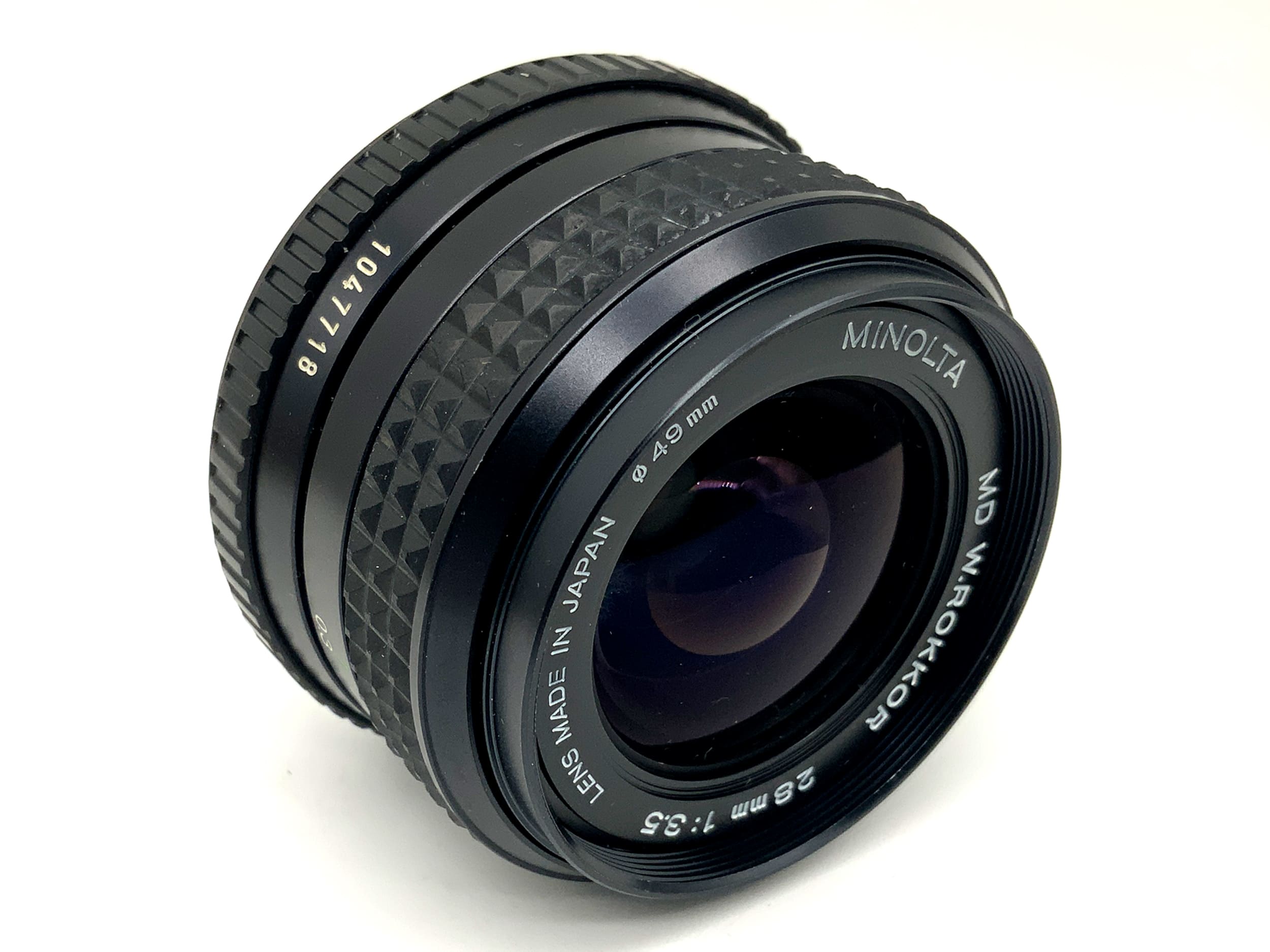 Minolta MD W.Rokkor 28mm 1:3.5 Objektiv Festbrennweite (Minolta MD)