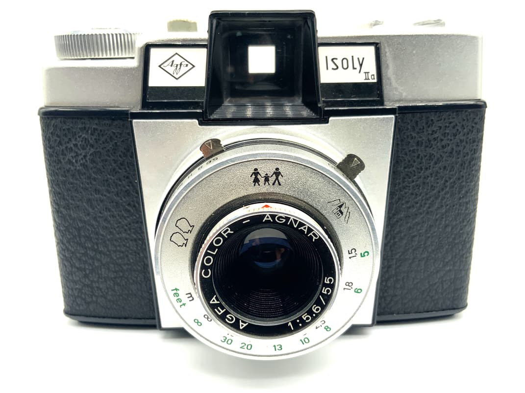 Agfa Isoly IIa Sucherkamera mit Color-Agnar 55mm 1:5.6 Analogkamera