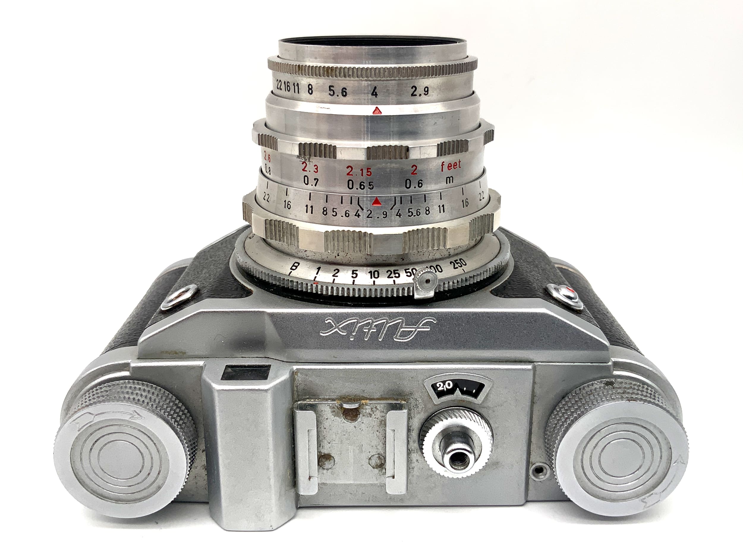 Altissa Altix V viewfinder camera with Meyer Optik Trioplan 1:2.9/50 red V Temporary