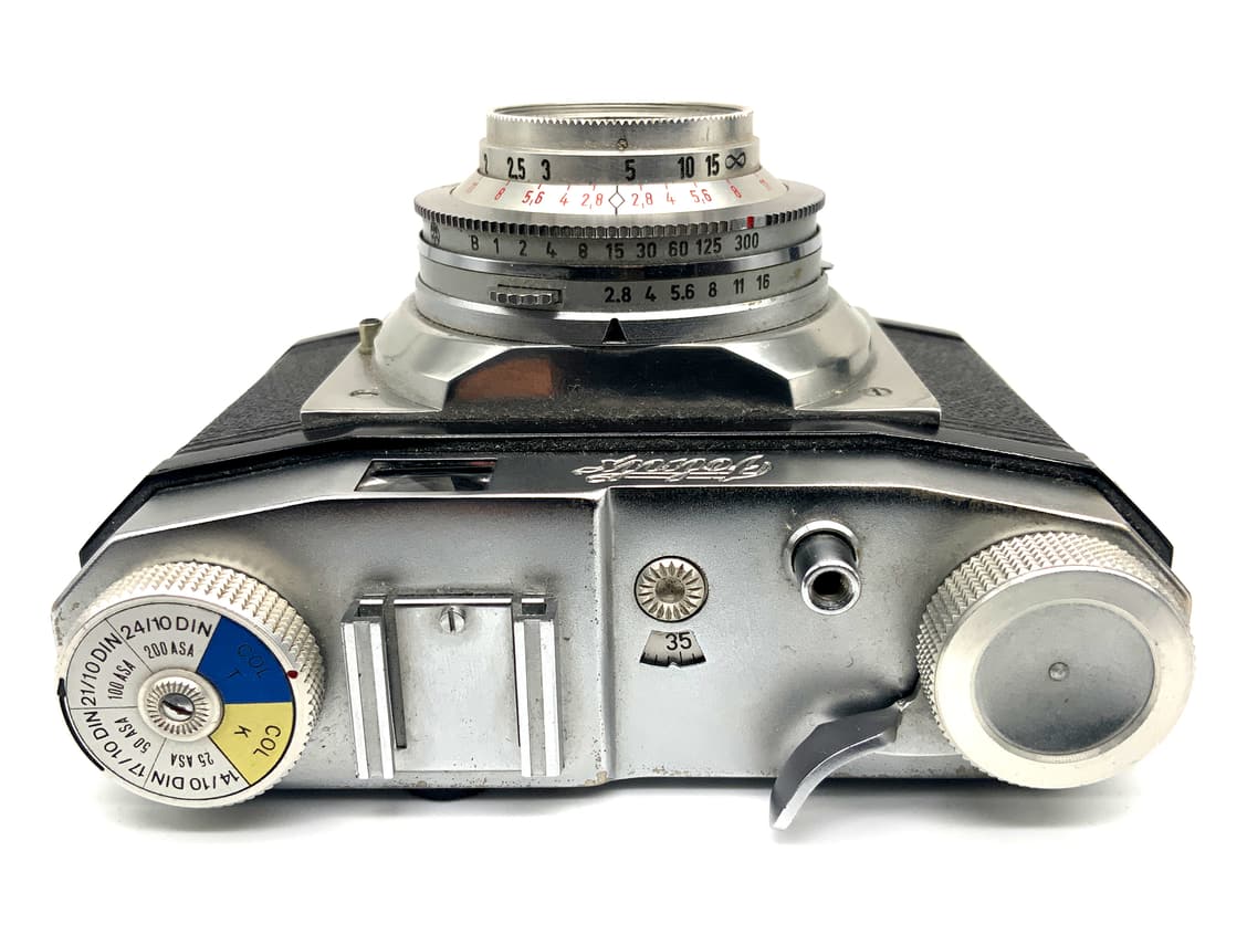 Foitzik Foinix Sucherkamera mit Trier AR Foinar 1:3.5/45 Analogkamera